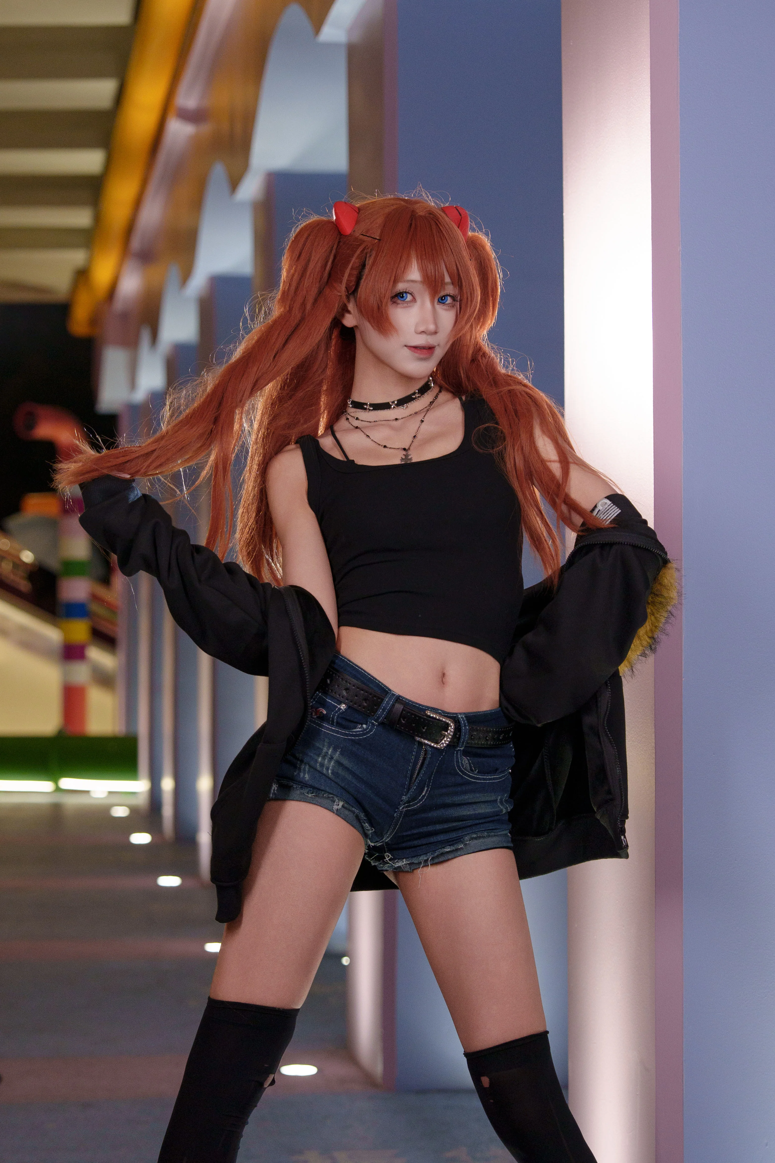 【明日香cos】新世纪福音战士，今夜属于摇滚主唱 - 第 10 张