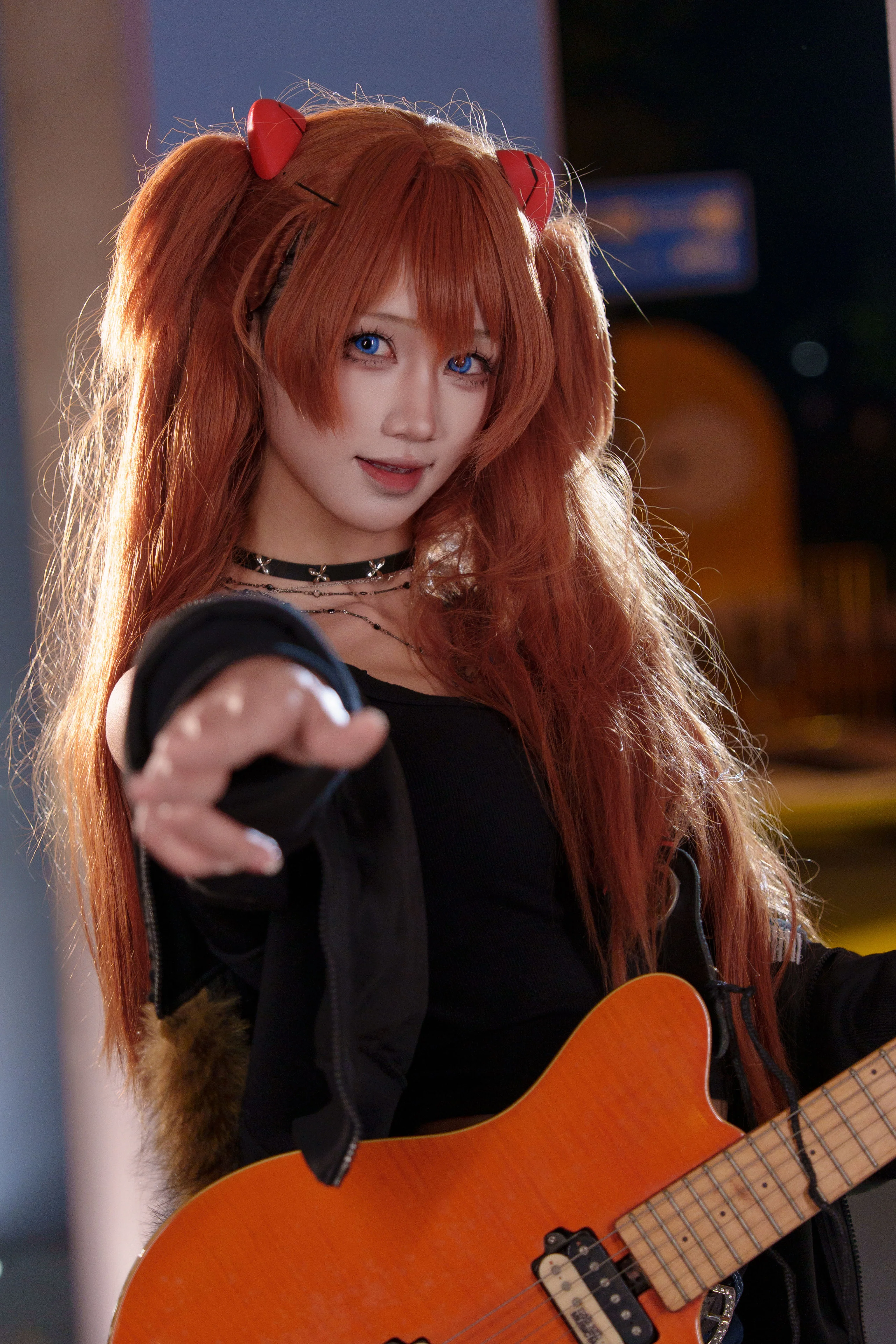 【明日香cos】新世纪福音战士，今夜属于摇滚主唱 - 第 4 张