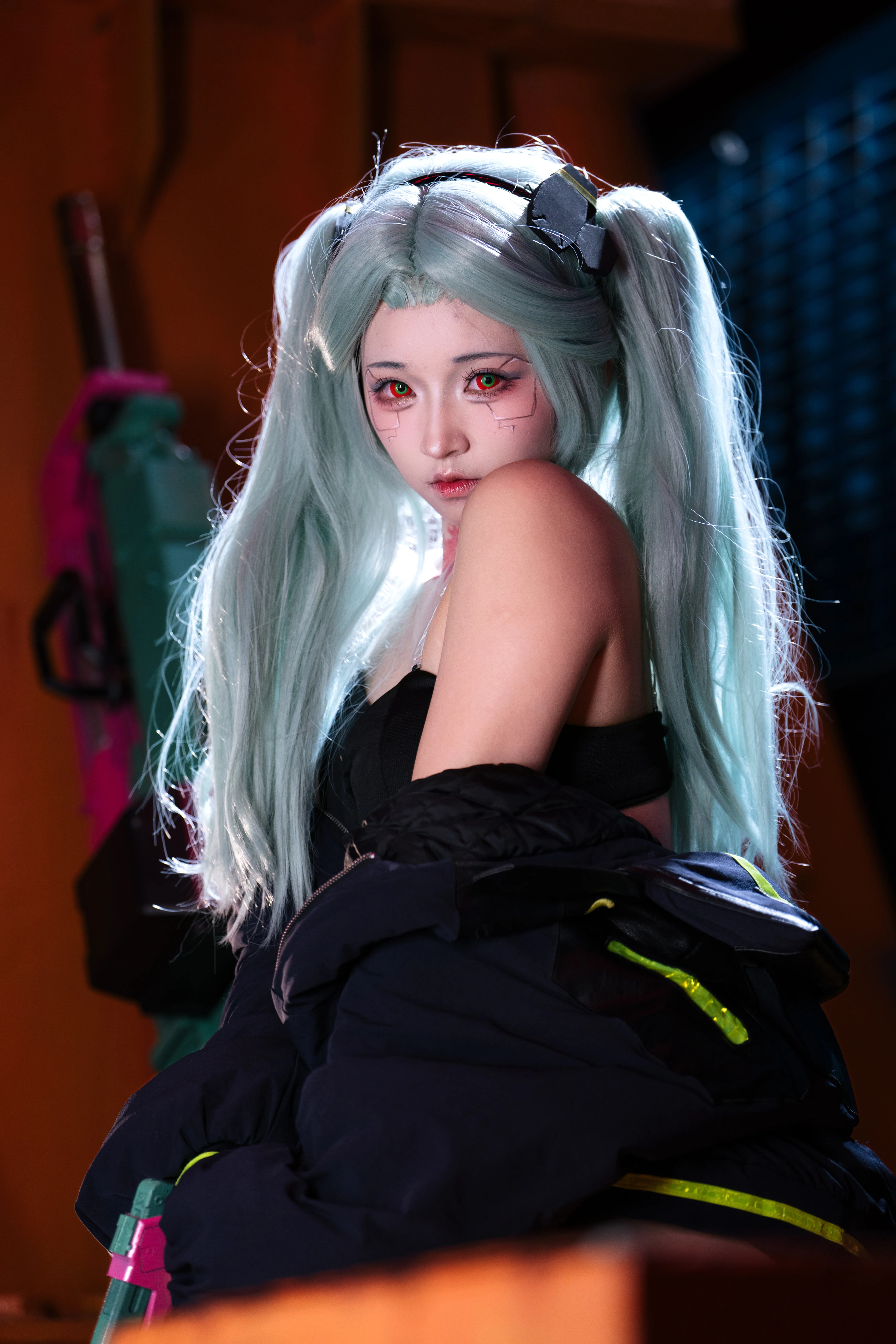 【丽贝卡cos】赛博朋克：边缘行者的重火力狂想曲 - 第 10 张