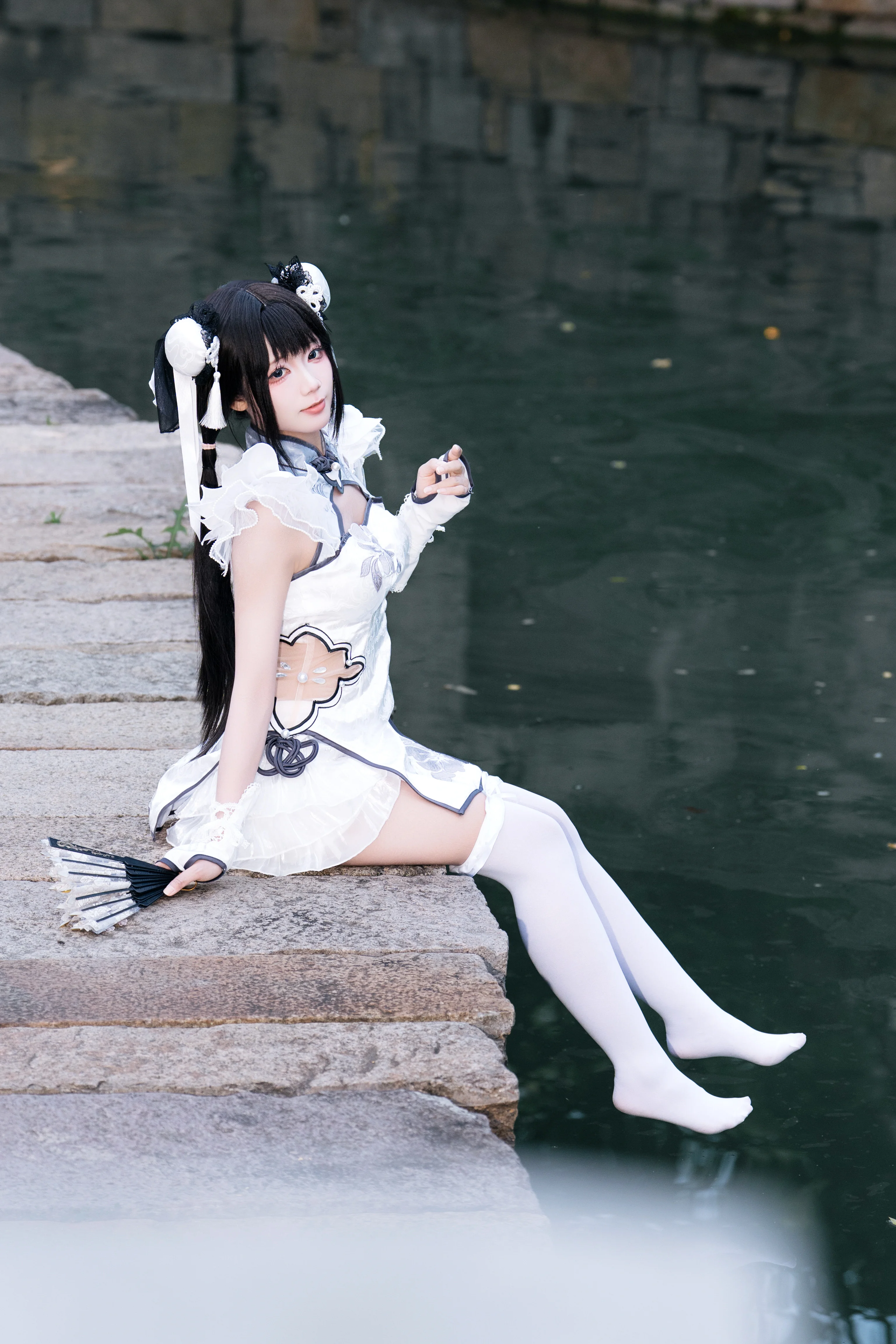 【殷紫萍cos】永劫无间的白月光，玉髓冰心实拍记录