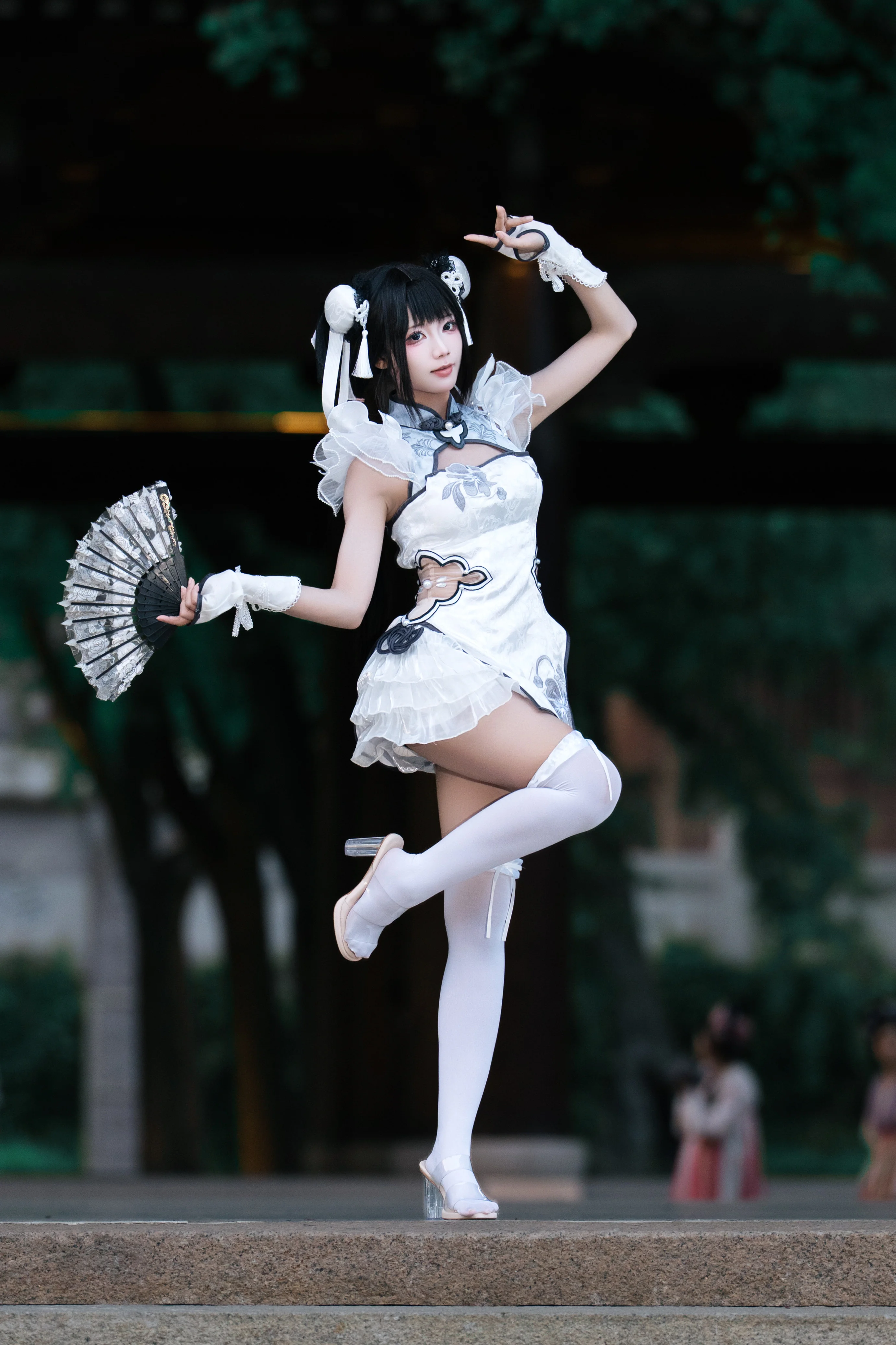 【殷紫萍cos】永劫无间的白月光，玉髓冰心实拍记录 - 第 2 张