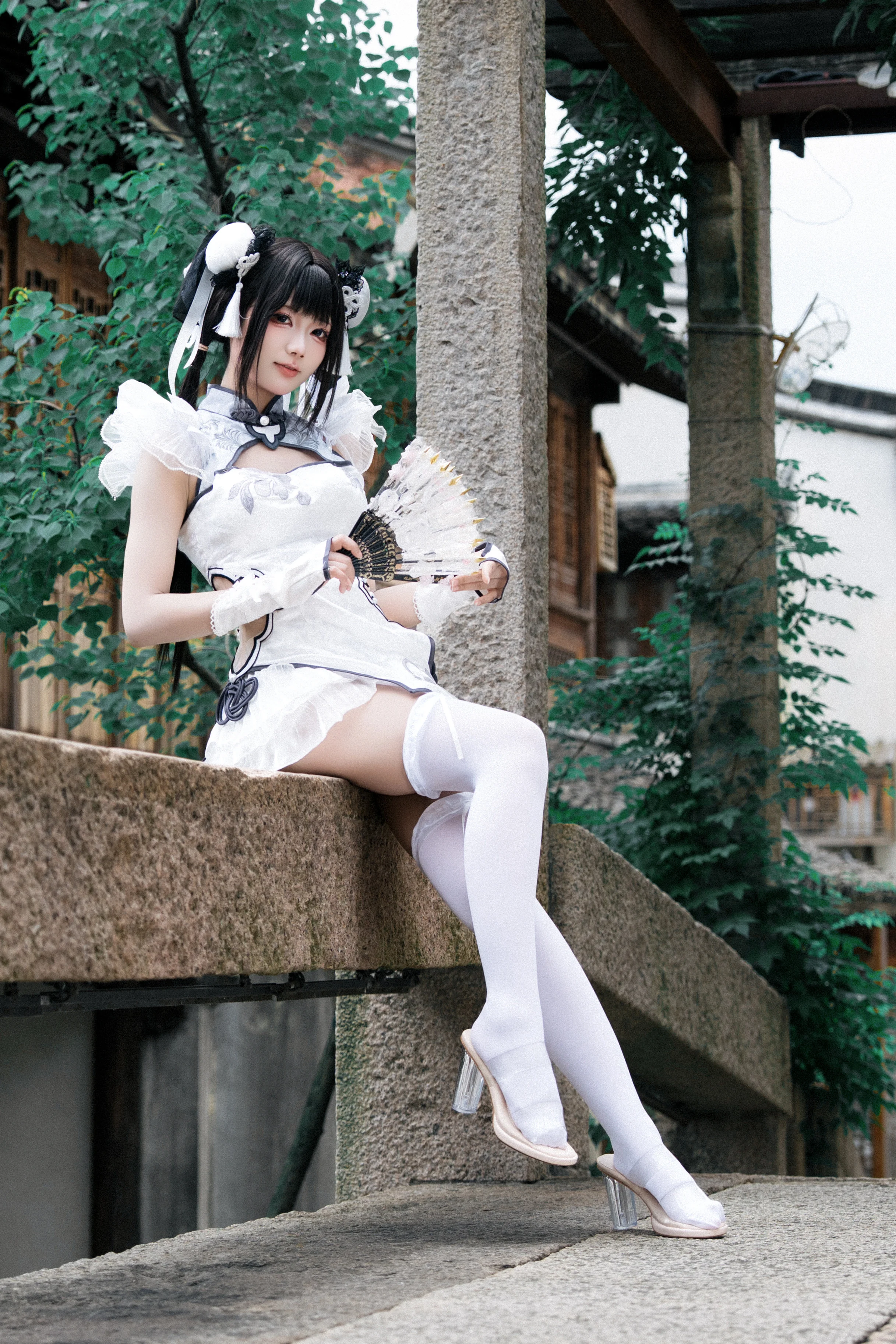 【殷紫萍cos】永劫无间的白月光，玉髓冰心实拍记录 - 第 3 张