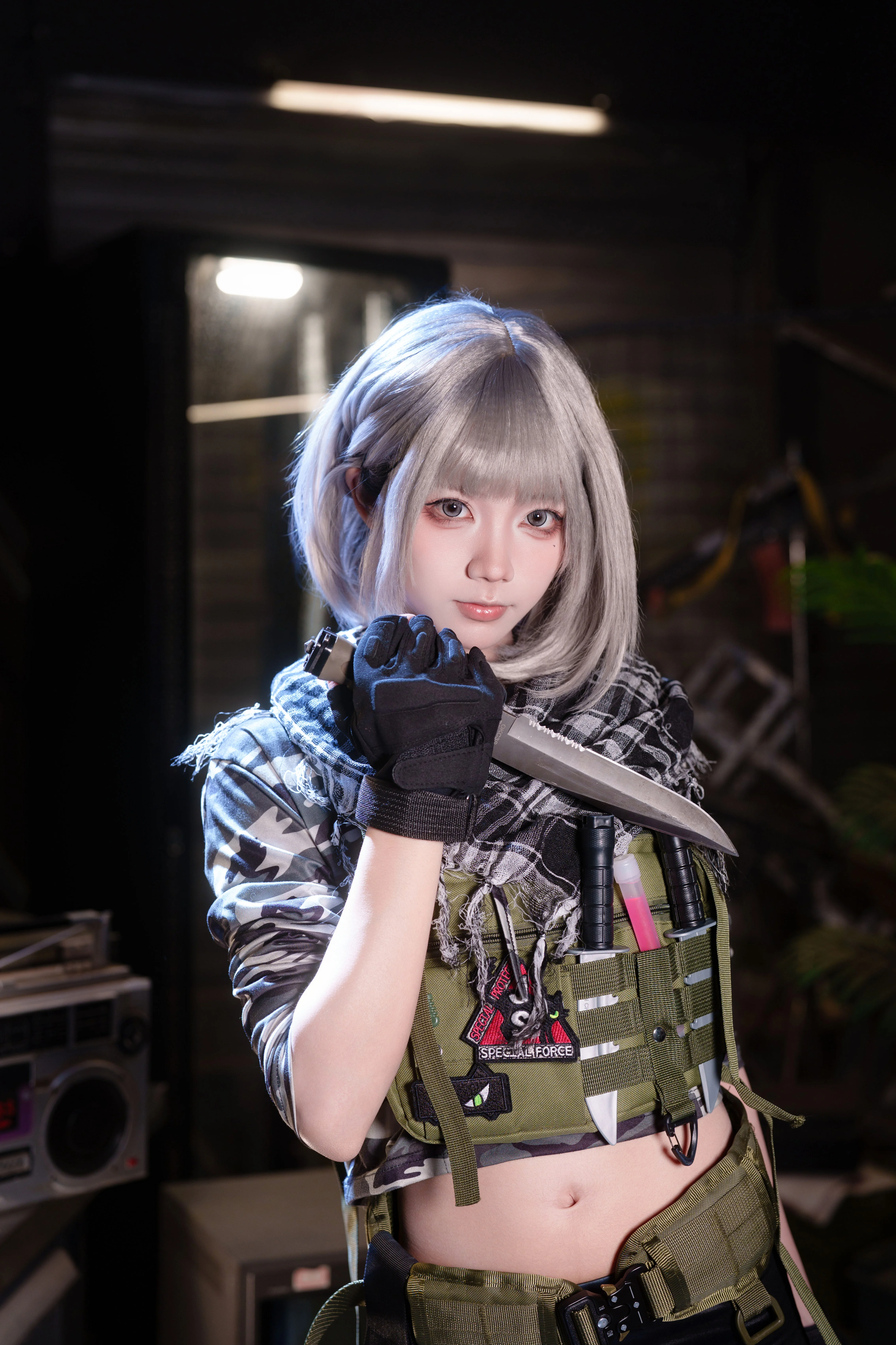 【麦晓雯cos】三角洲行动原皮战术少女 - 第 7 张