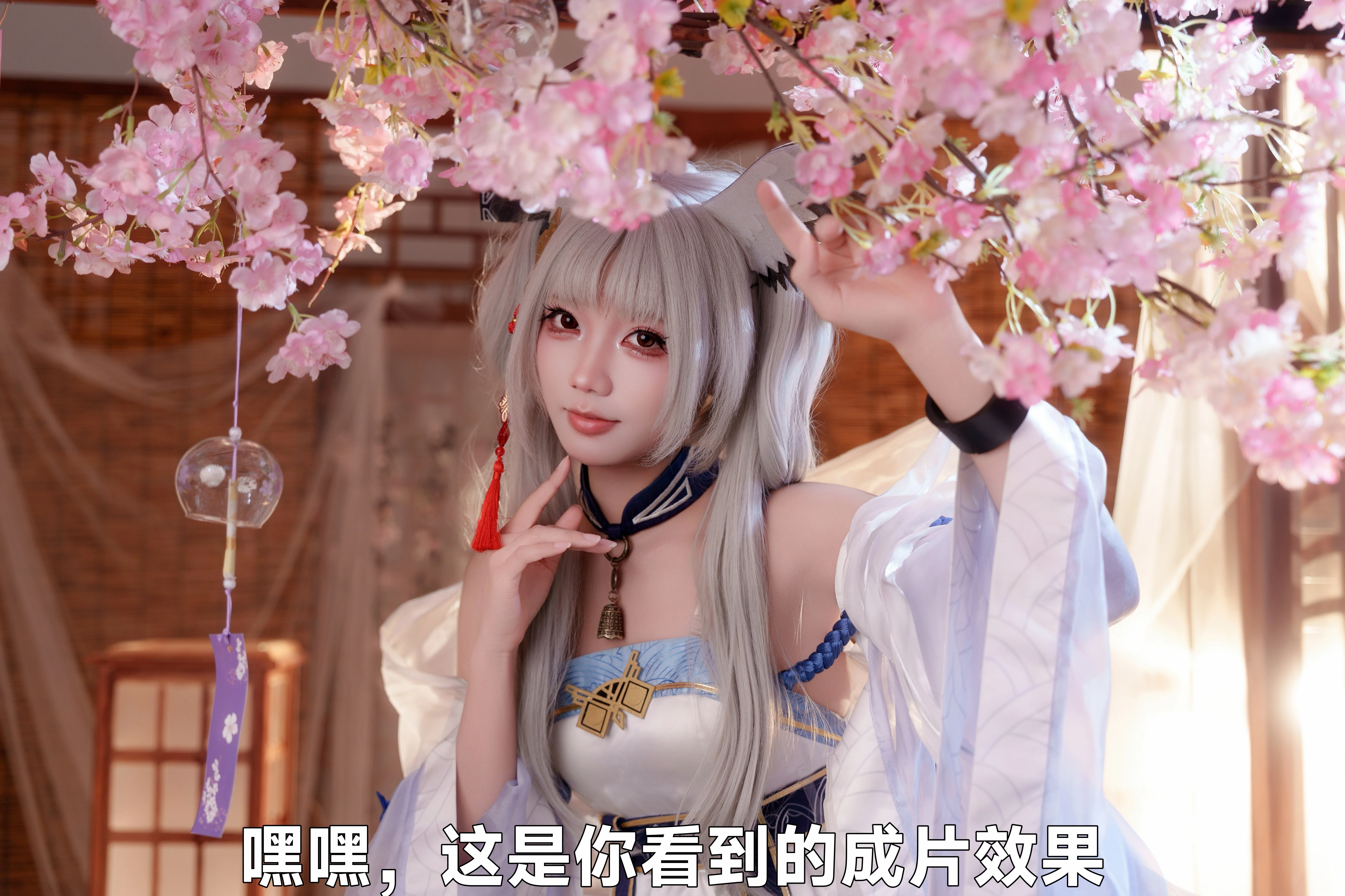 明日方舟白面鸮cos，从成片到拍摄现场的还原 - 第 1 张