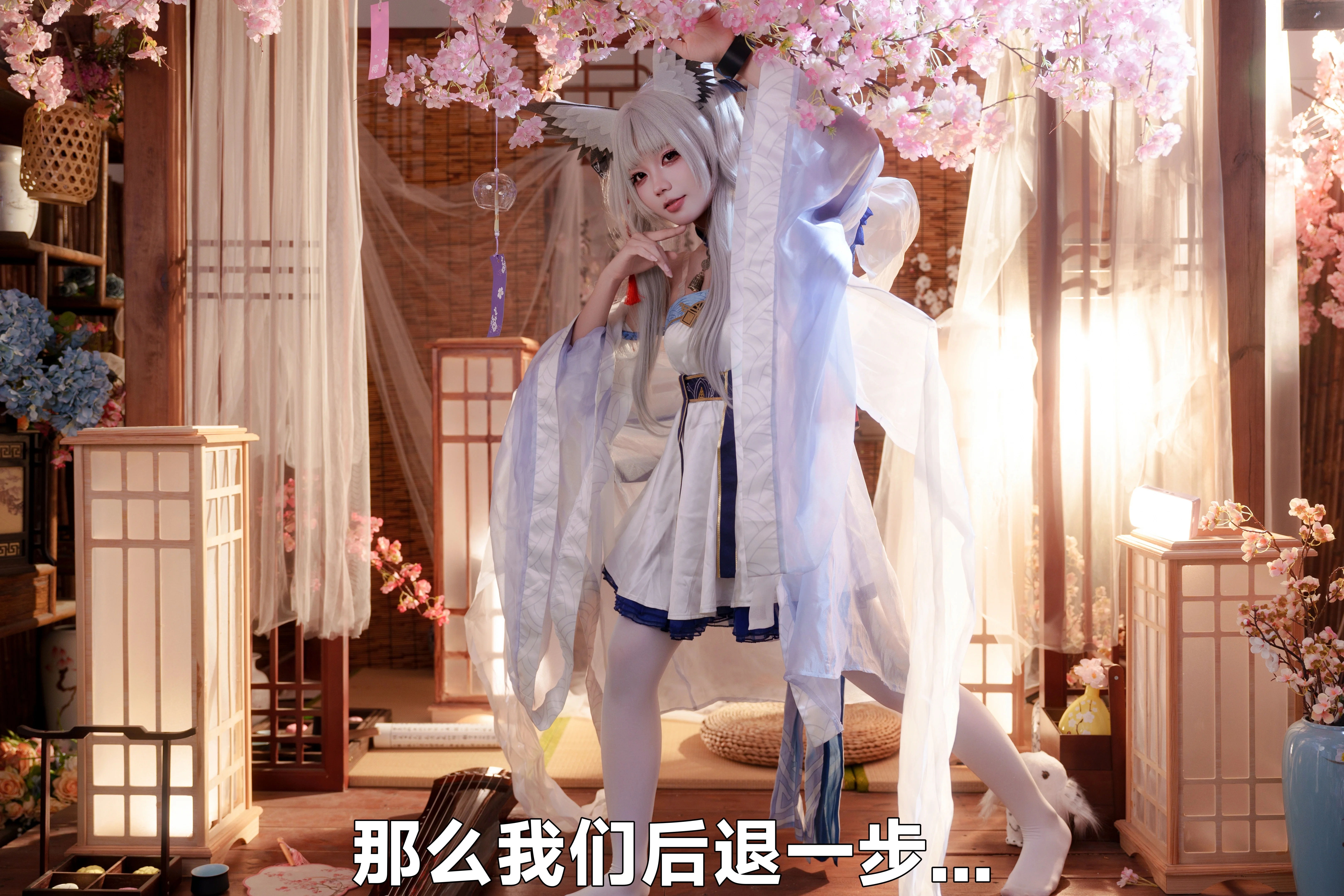 明日方舟白面鸮cos，从成片到拍摄现场的还原 - 第 2 张