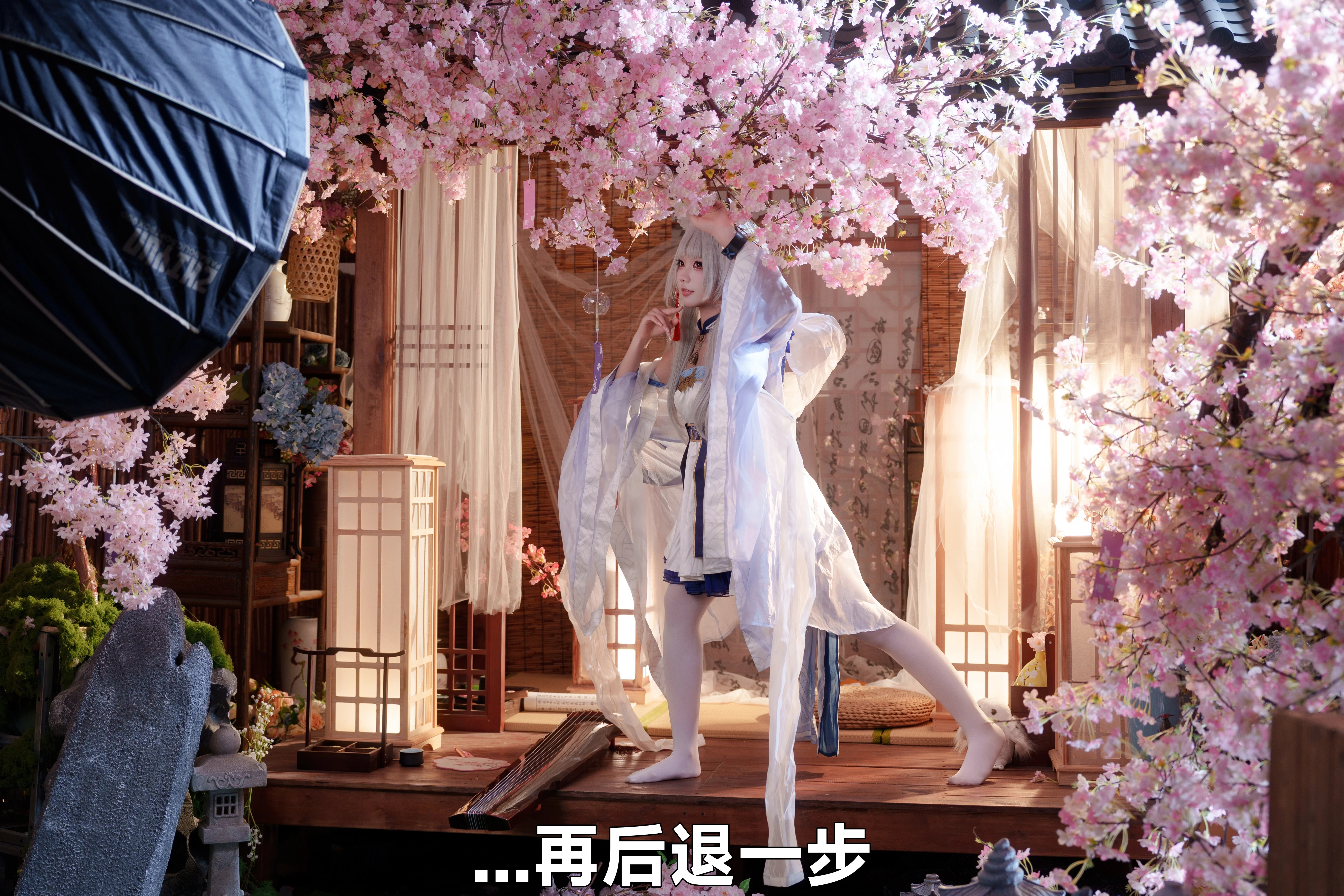 明日方舟白面鸮cos，从成片到拍摄现场的还原 - 第 3 张