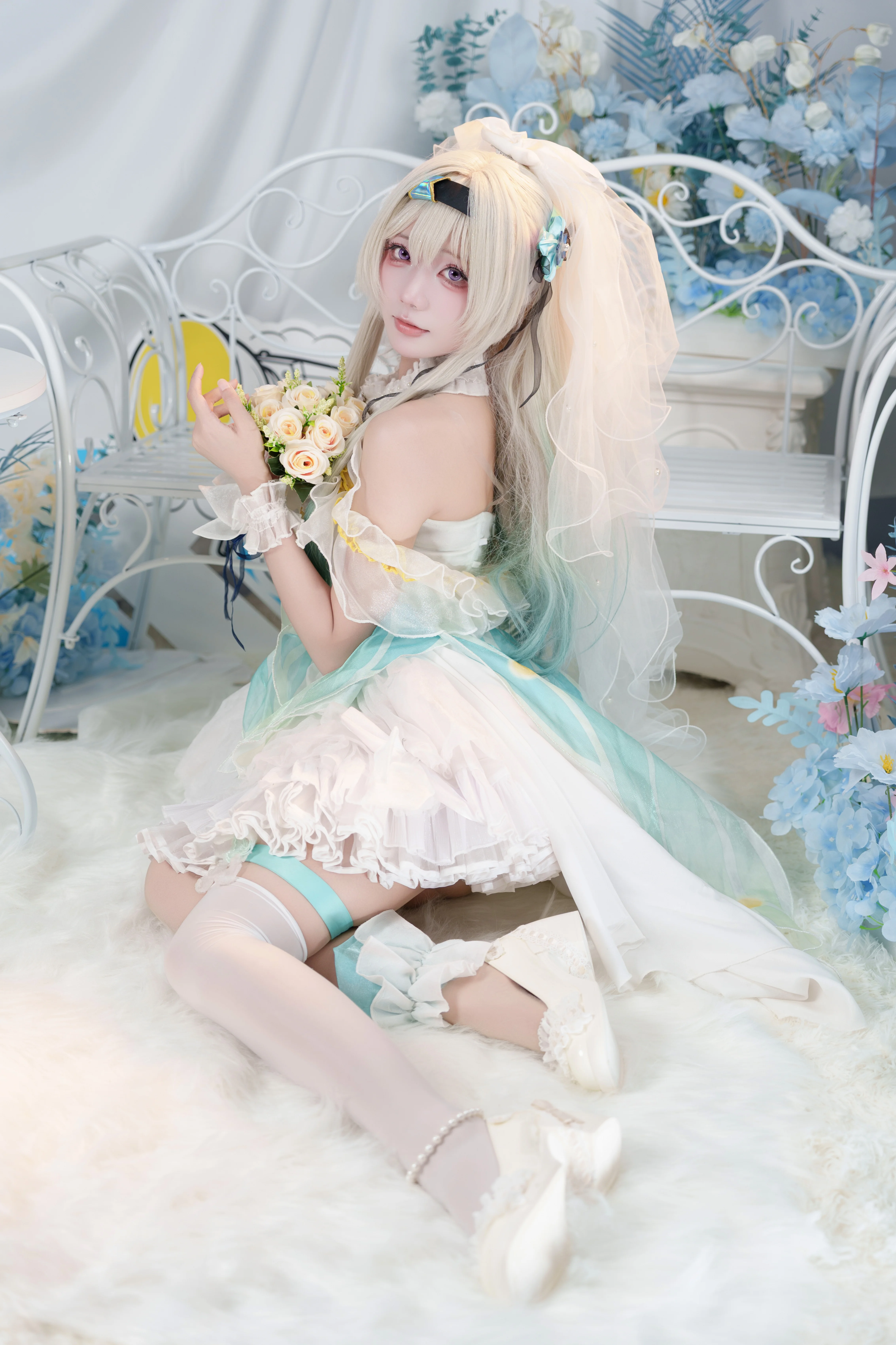 【流萤cos】BilibiliWorld 2026首日，用这套花嫁诠释命运的新注脚 - 第 1 张