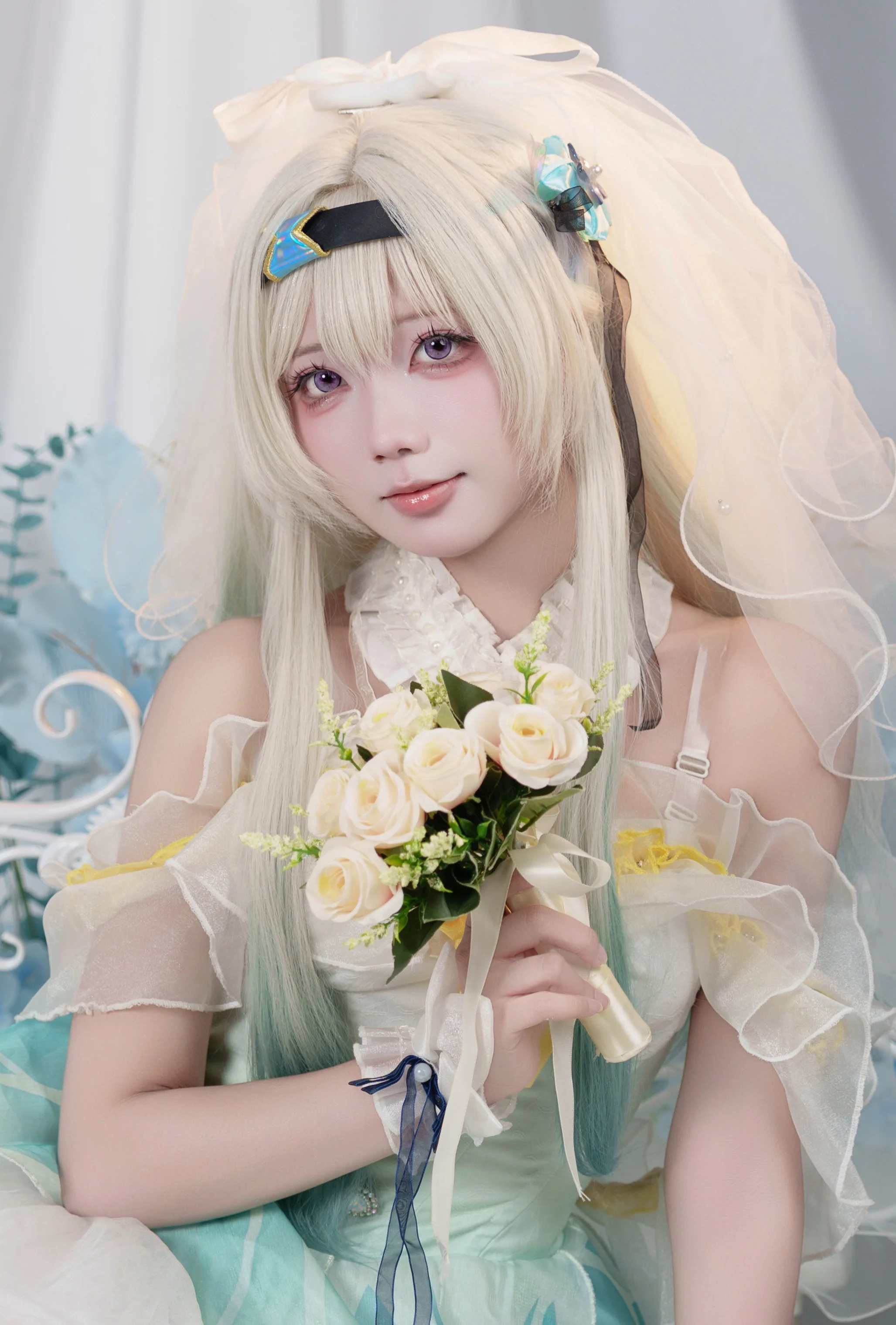 【流萤cos】BilibiliWorld 2026首日，用这套花嫁诠释命运的新注脚 - 第 2 张