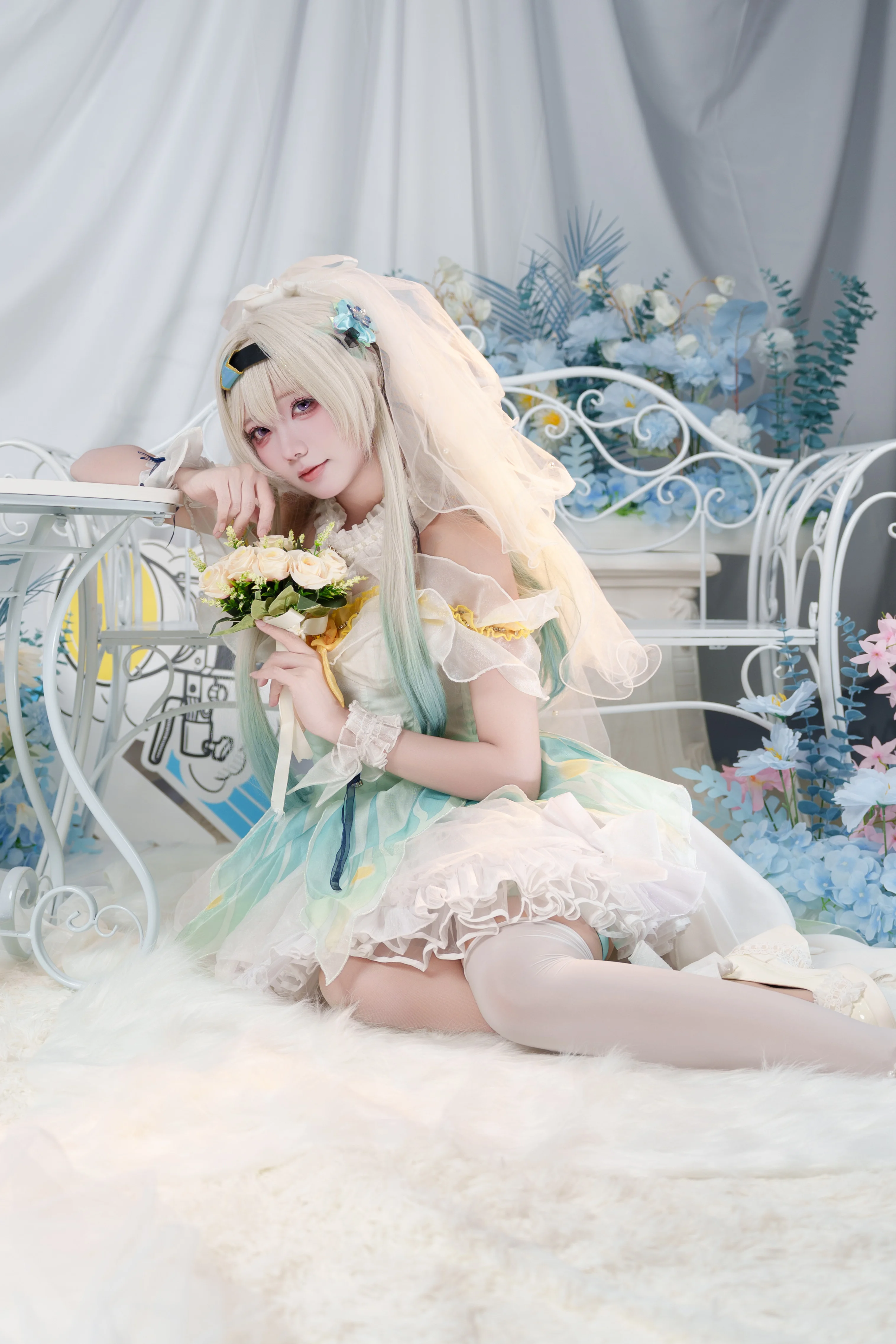 【流萤cos】BilibiliWorld 2026首日，用这套花嫁诠释命运的新注脚 - 第 6 张