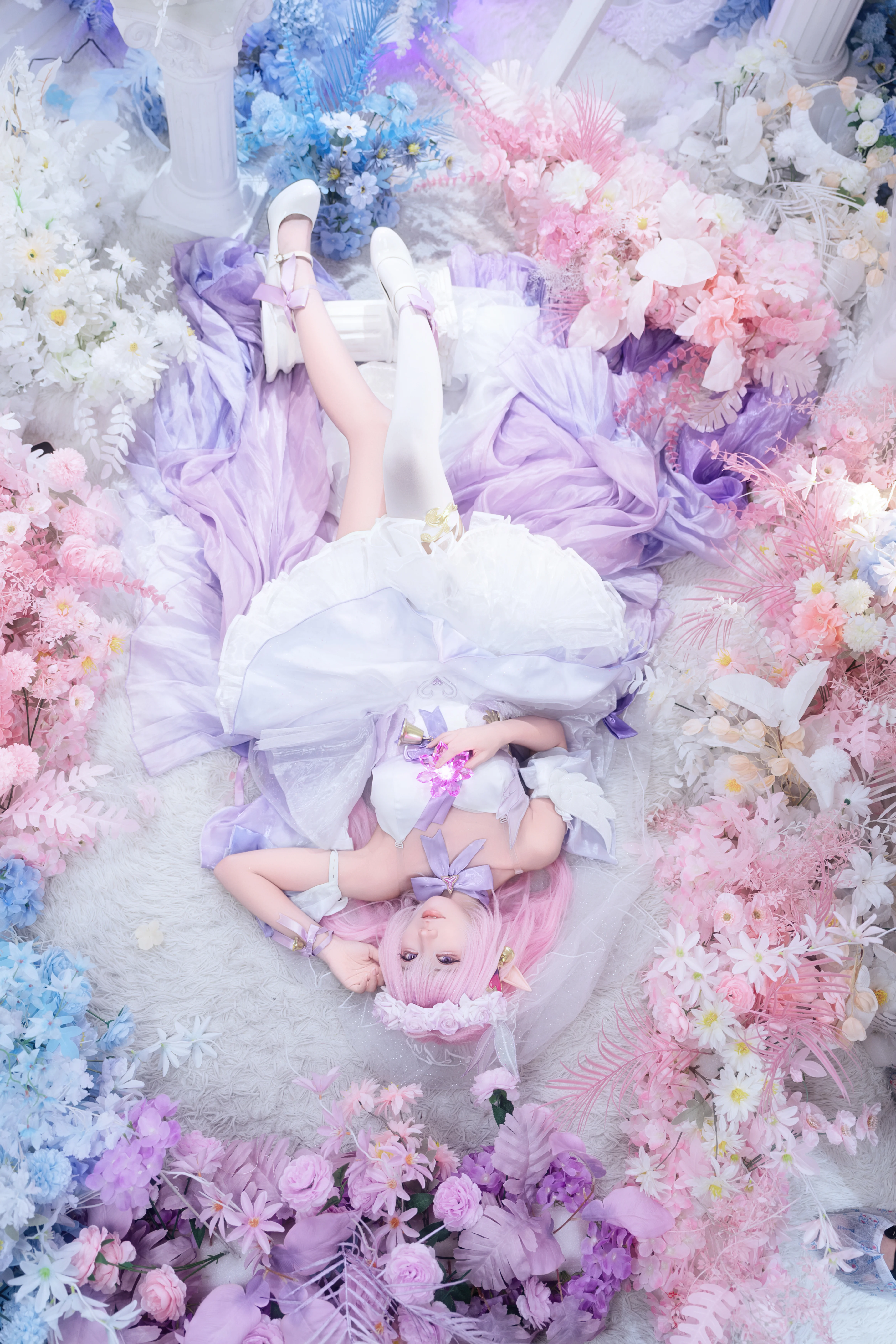【爱莉希雅cos】崩坏3花间颂歌，梦幻精灵仙子的唯美写真