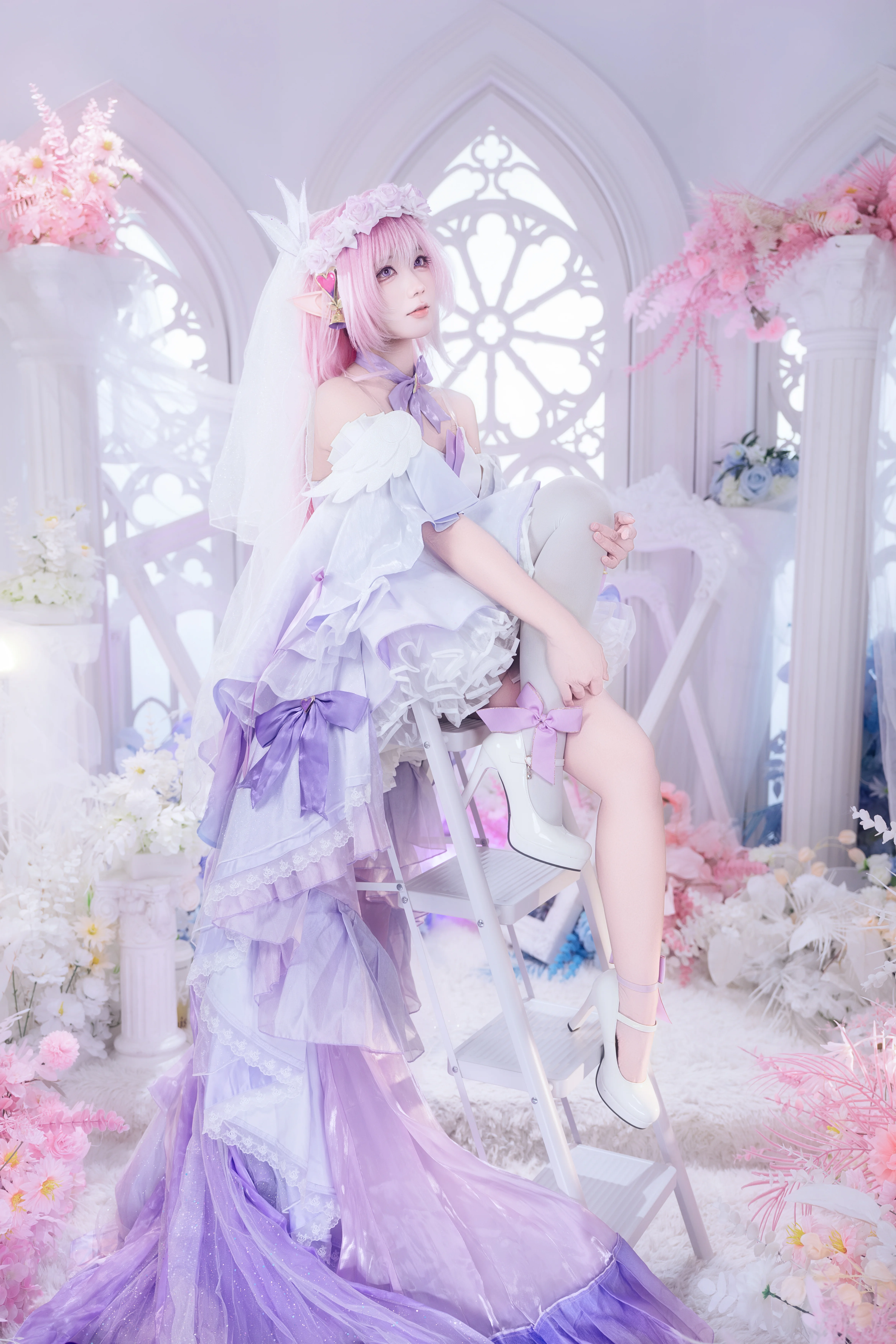 【爱莉希雅cos】崩坏3花间颂歌，用影像记录如花般绽放的时刻 - 第 9 张