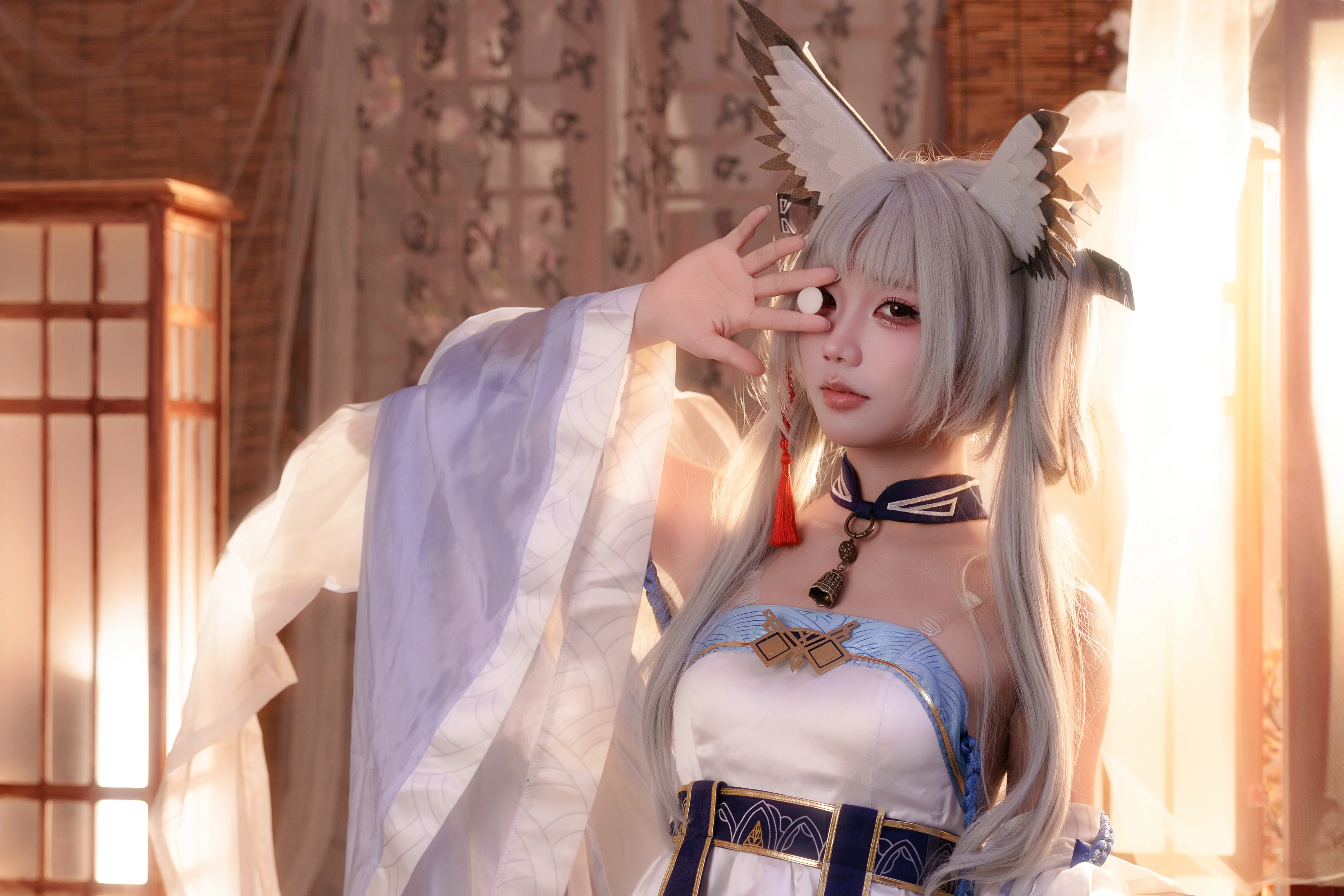 【白面鸮cos】明日方舟扶云间时装，狙击与古风的碰撞 - 第 3 张