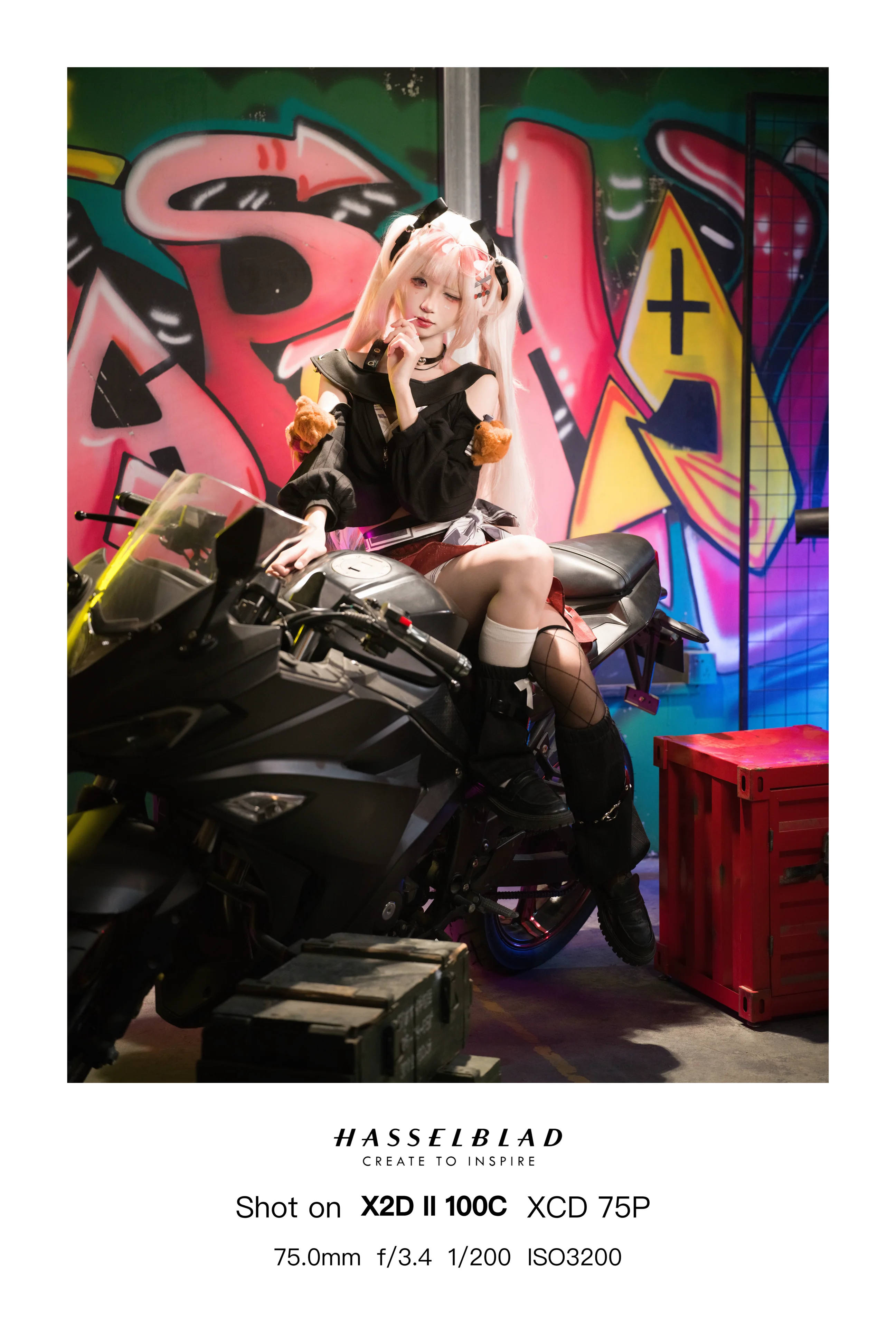 【花火 コスプレ】『崩壊：スターレイル』スイート・ドリーム・ウェーブ衣装、バイクとネオンが織りなす二重世界 - 4 枚目