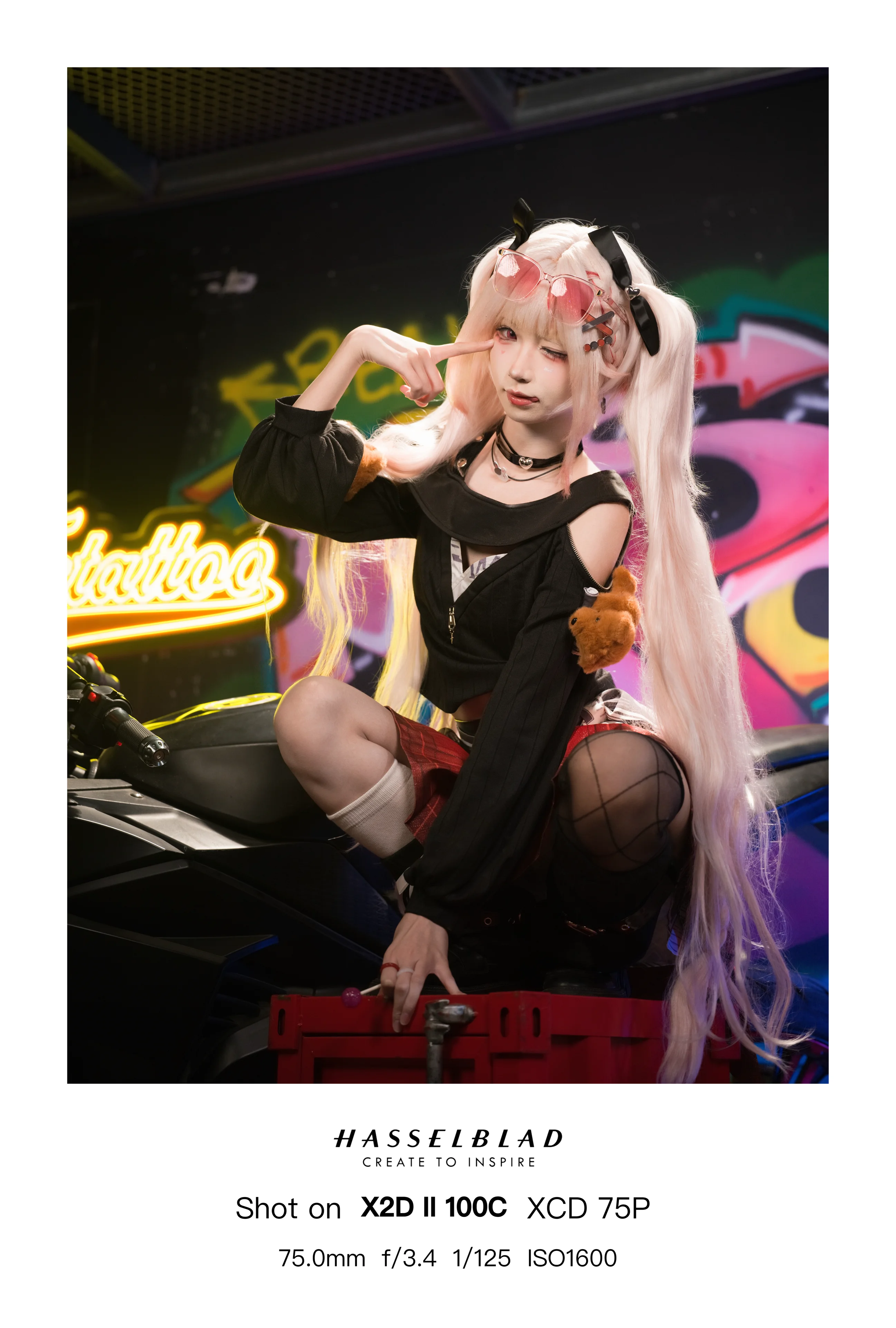 【花火 コスプレ】『崩壊：スターレイル』スイート・ドリーム・ウェーブ衣装、バイクとネオンが織りなす二重世界 - 5 枚目