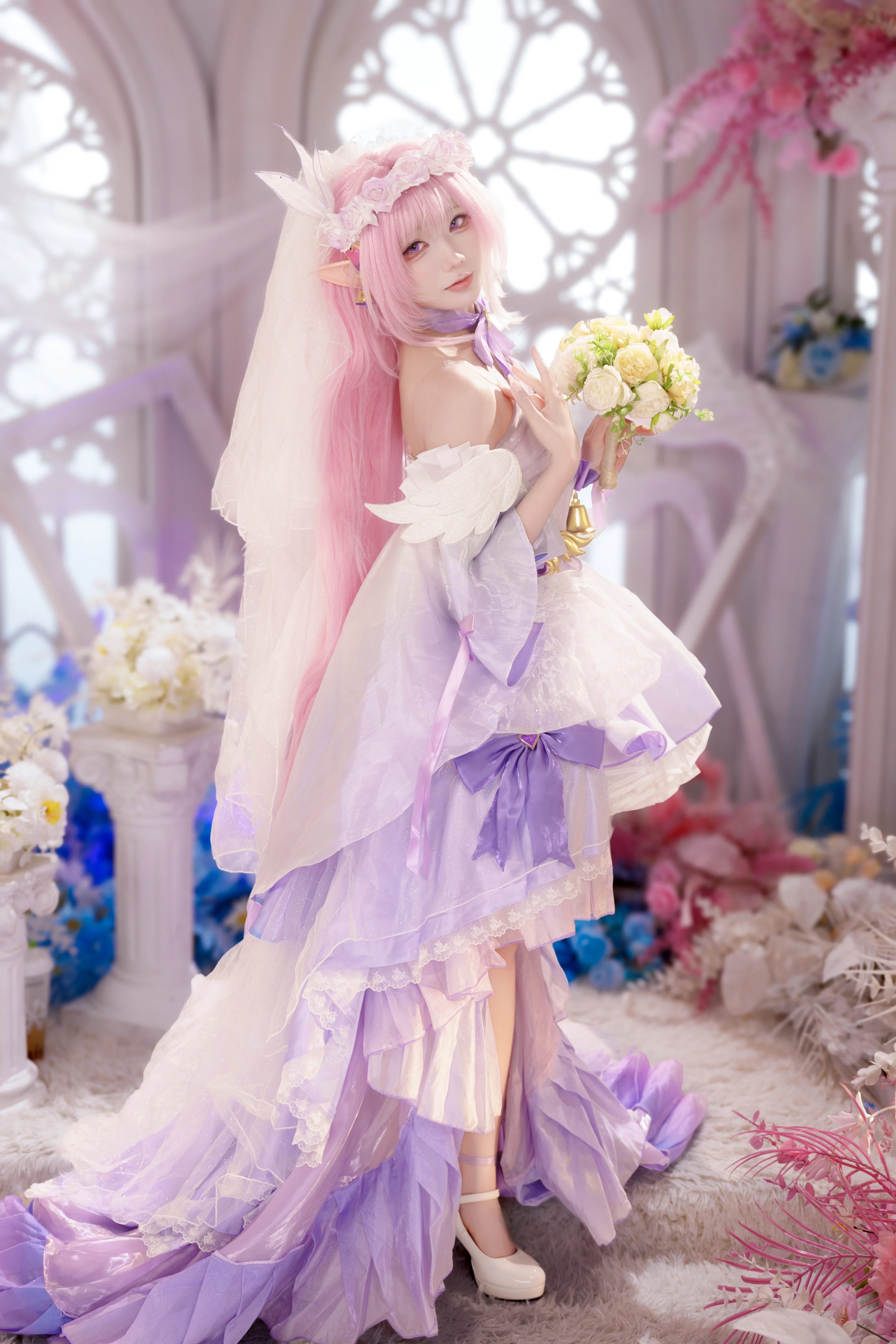 【爱莉希雅cos】花间颂歌，用光影记录少女的梦幻感 - 第 3 张