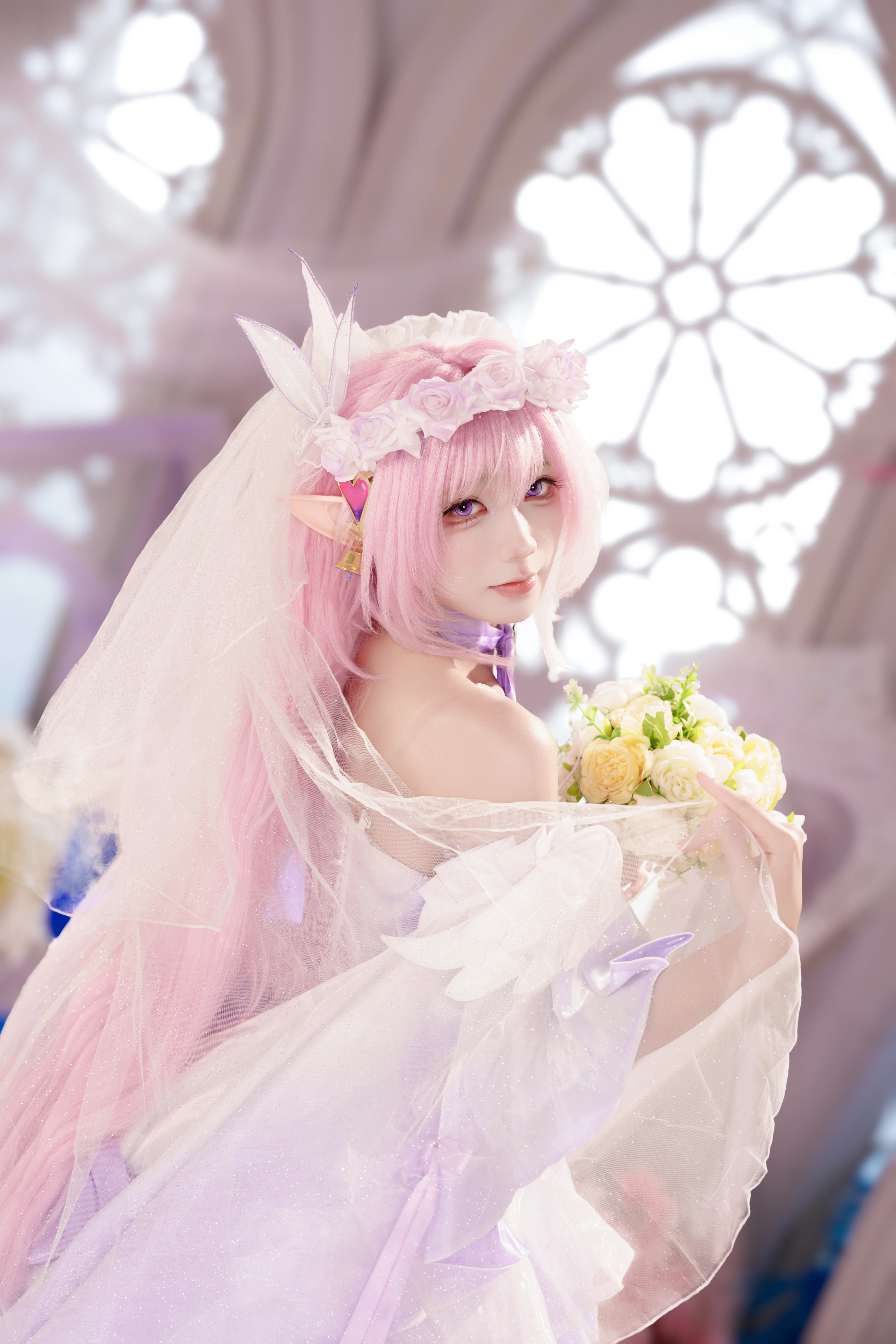 【爱莉希雅cos】花间颂歌，用光影记录少女的梦幻感 - 第 8 张