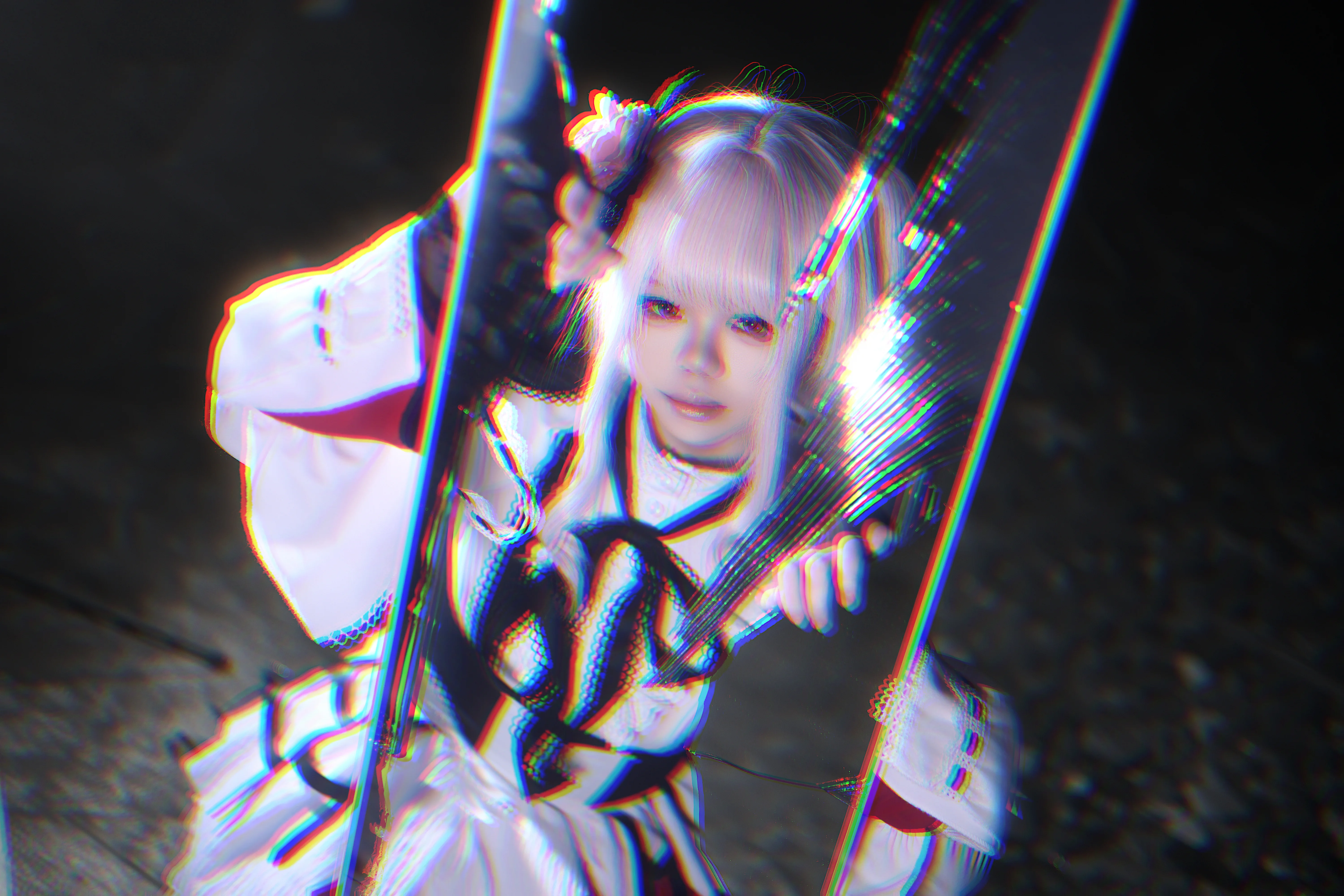 【晓山瑞希cos】碎镜与失真，光影重构下的角色呈现