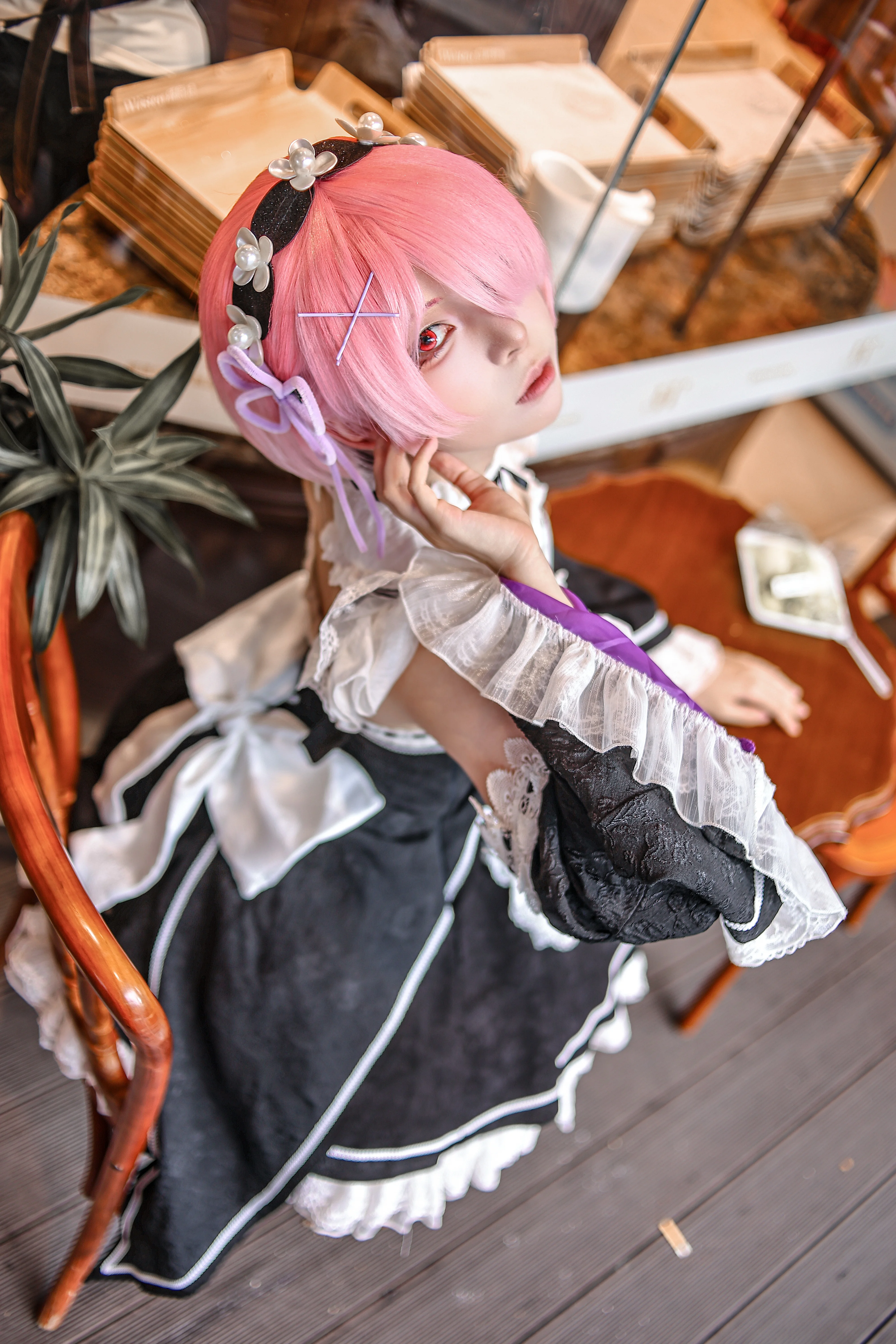 【拉姆cos】Re：从零开始的异世界生活，罗兹瓦尔宅邸女仆的午后 - 第 1 张