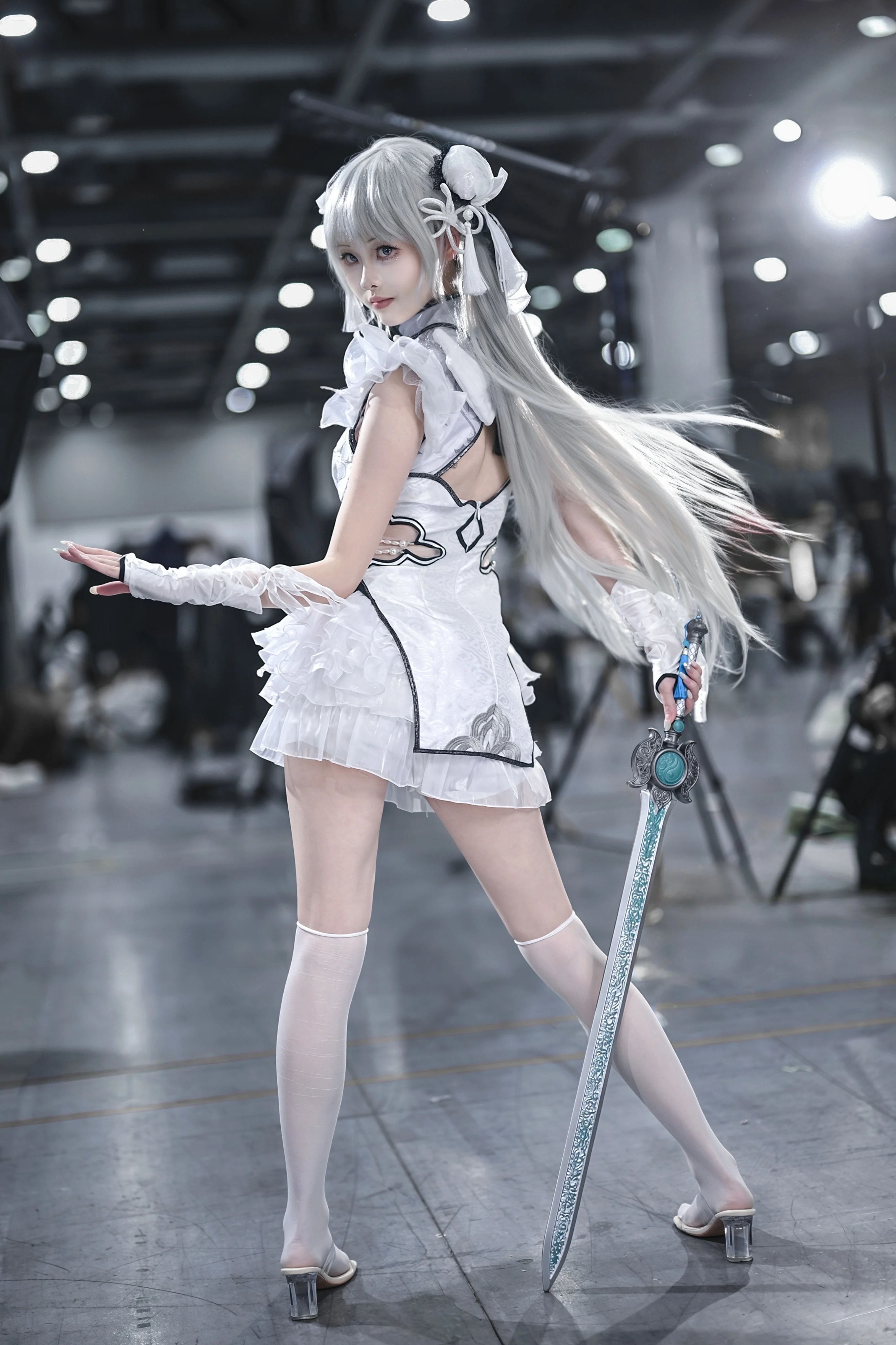 【殷紫萍cos】永劫无间玉髓冰心造型的棚拍记录 - 第 1 张