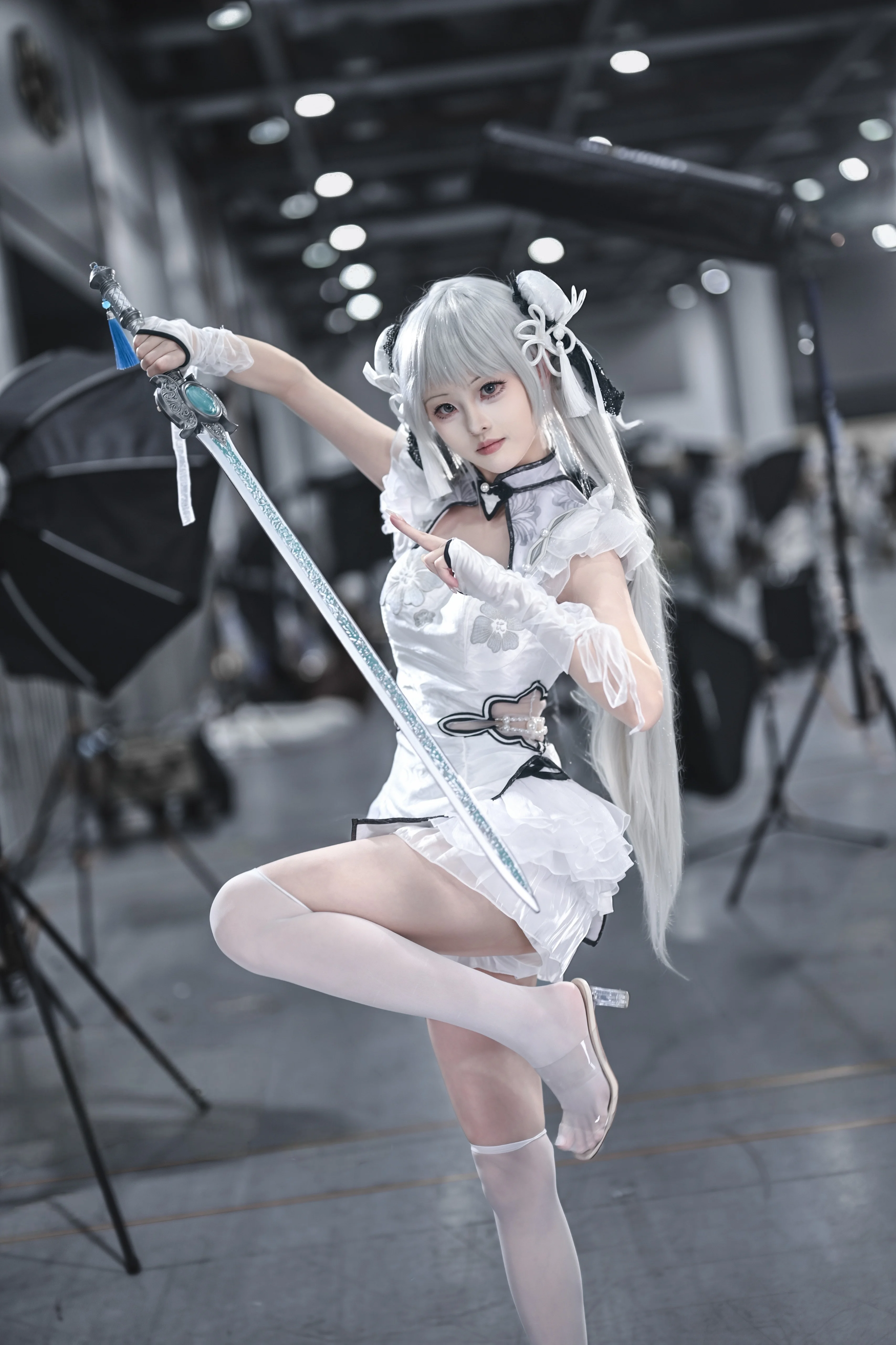 【殷紫萍cos】永劫无间玉髓冰心造型的棚拍记录 - 第 2 张