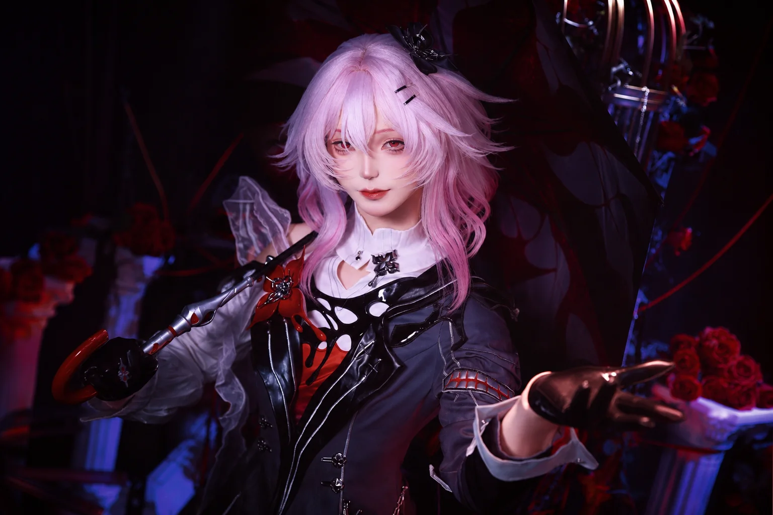[Evernight Cosplay] Honkai: Star Rail—The Dark Night Power of Black and Red Gothic Style - Image 2