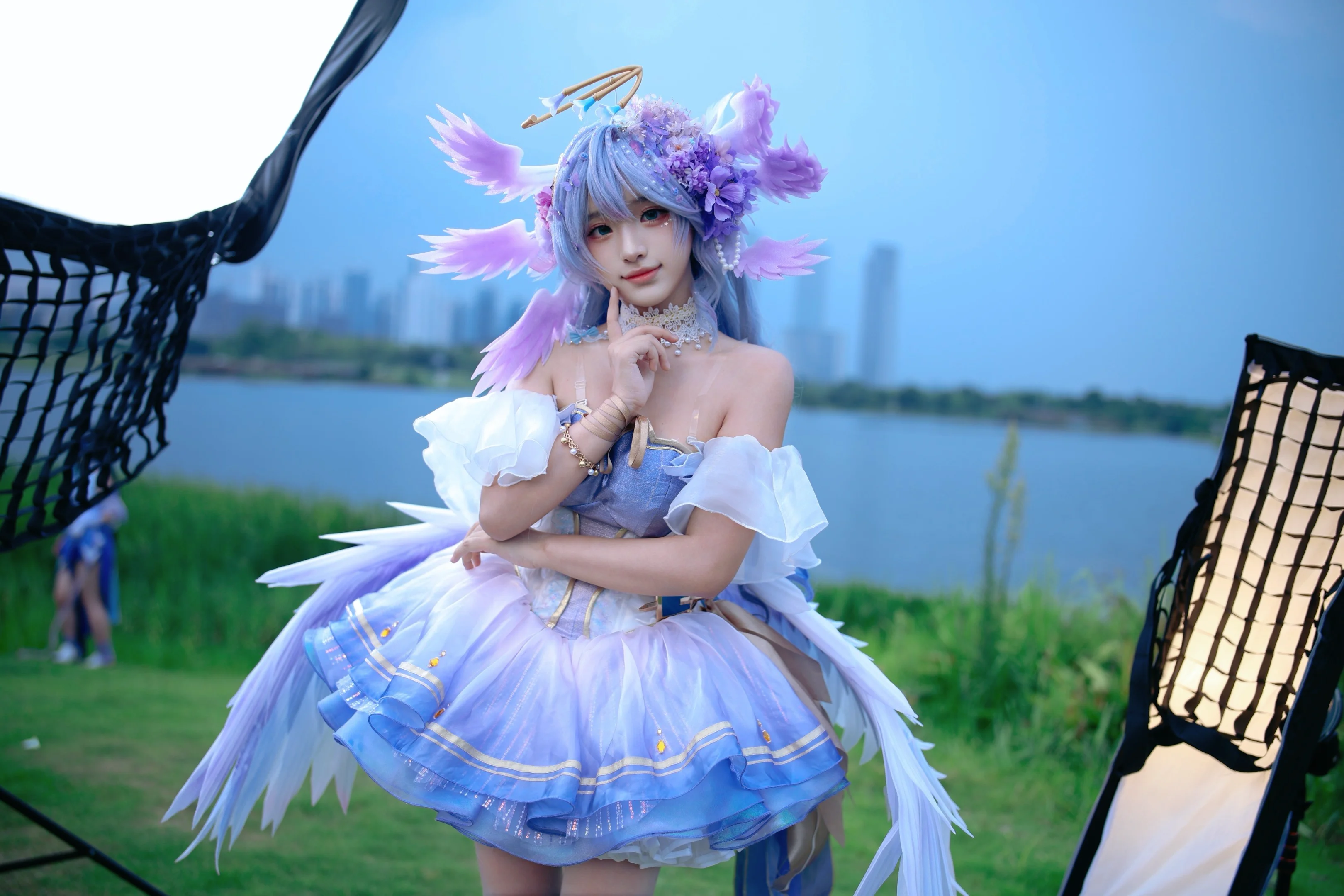 【知更鸟cos】江风与羽毛，外景拍摄分享