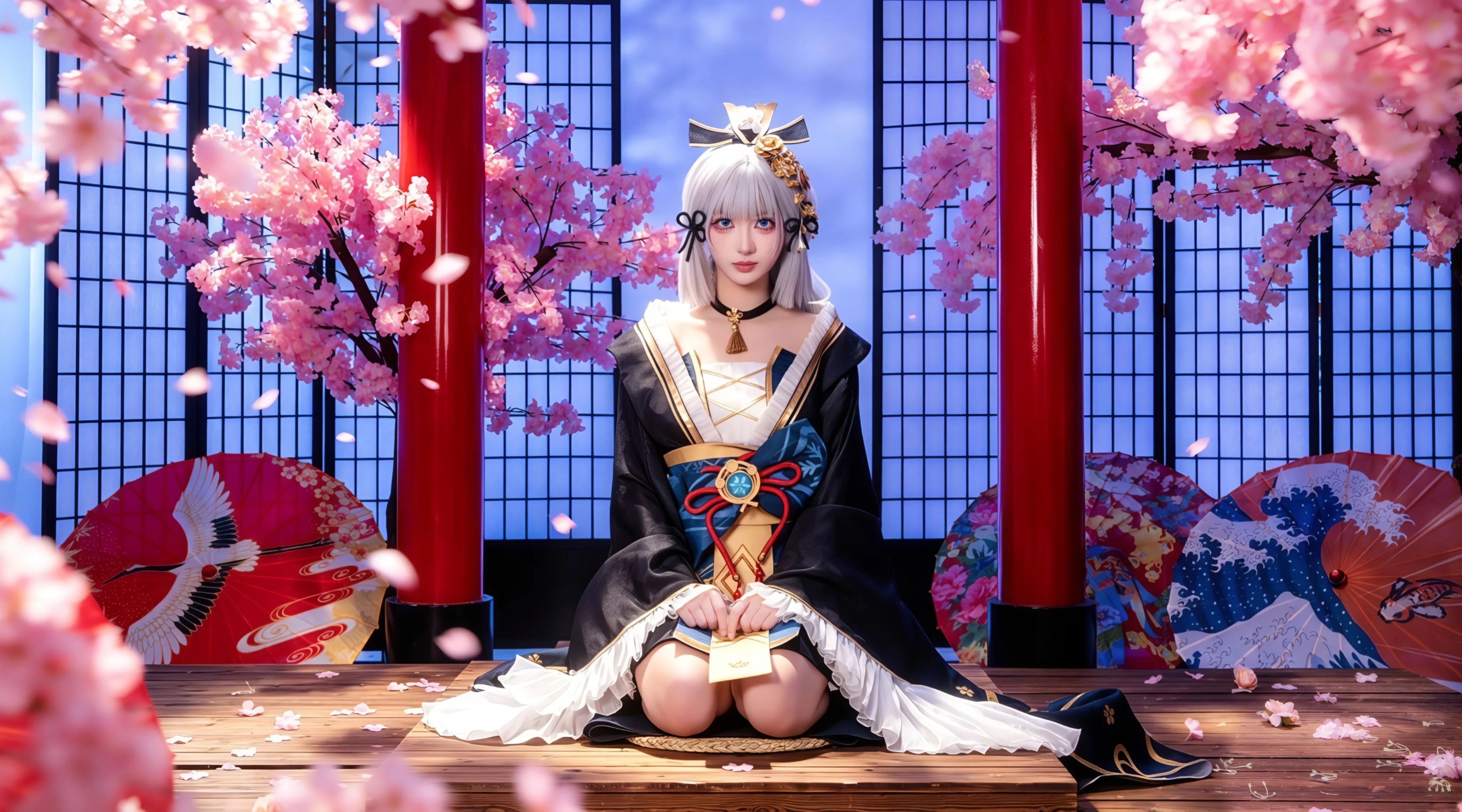 【神里绫华cos】当稻妻大小姐换上黑道千金设定