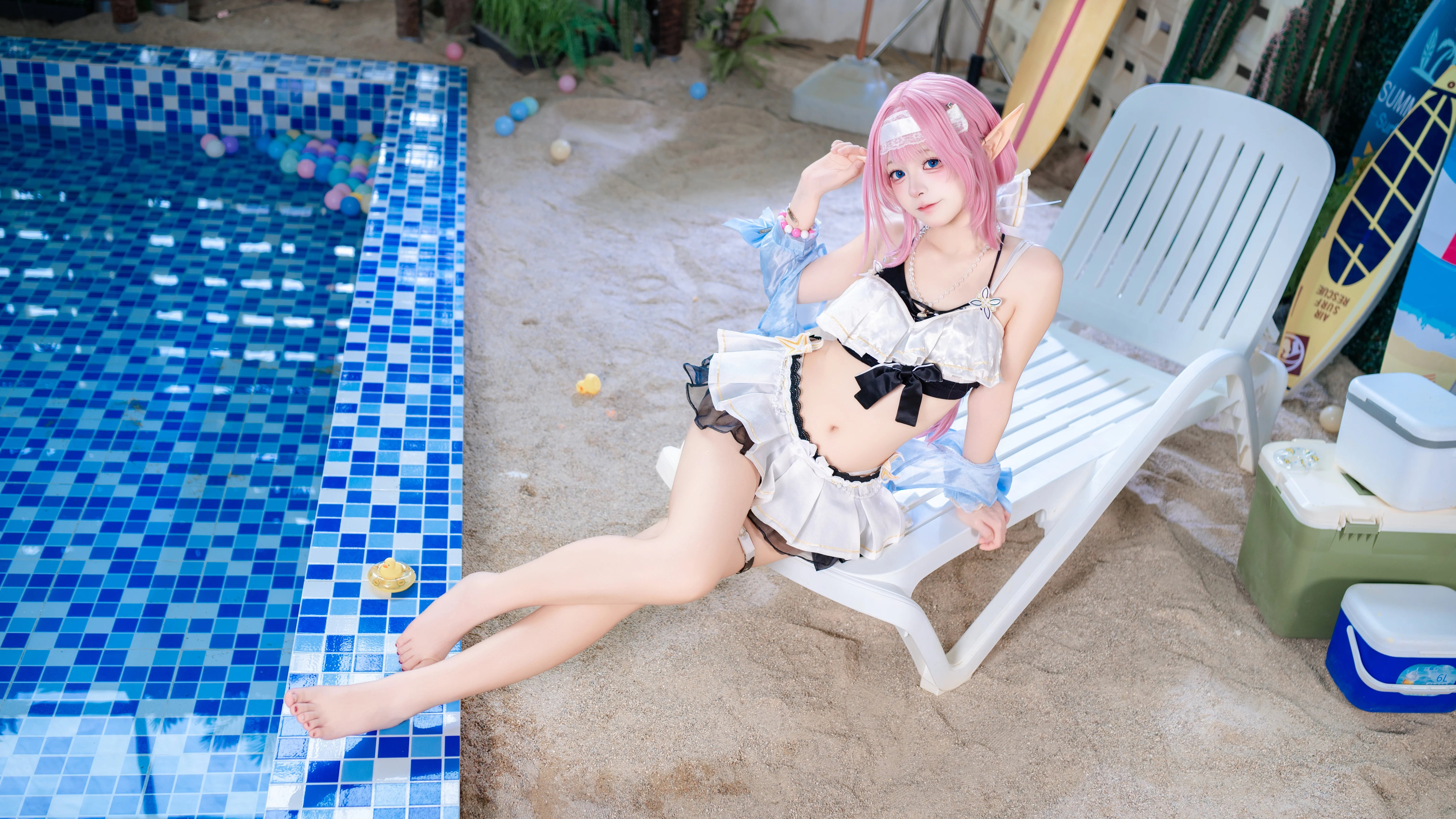 [Elysia Cosplay] Honkai Impact 3rd Summer Swimsuit, Restoring the Refreshing Moments of the Herrscher of Human: Ego - Image 5