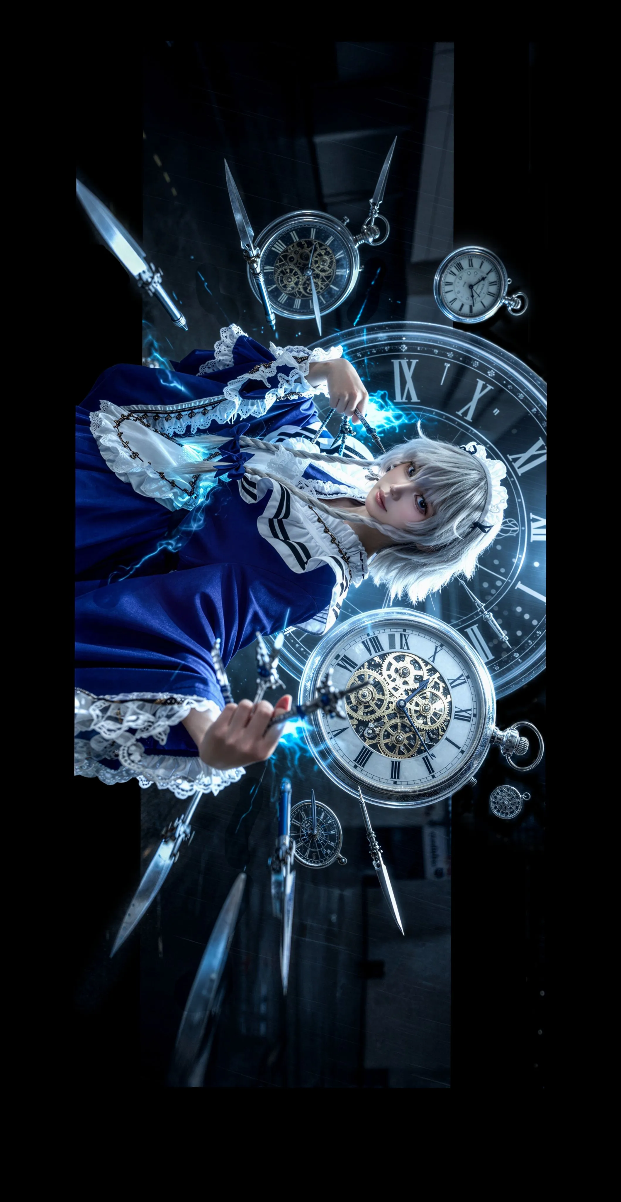 【十六夜咲夜cos】东方Project的时光女仆，掌控时间与刀刃 - 第 2 张
