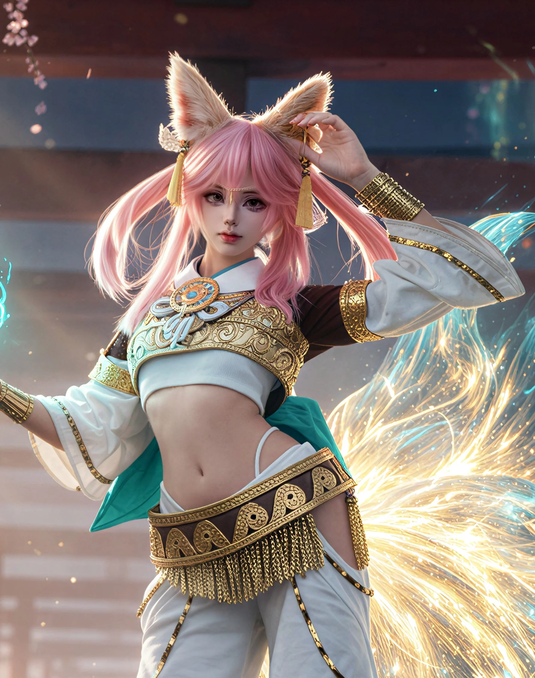【玉藻前cos】在FGO的神社樱景里捕捉狐神的踪迹 - 第 3 张