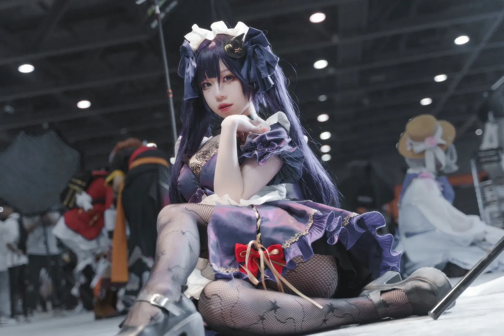 【モナ コスプレ】原神、星々とメイド服のホタルACGエキスポ日常 - 2 枚目
