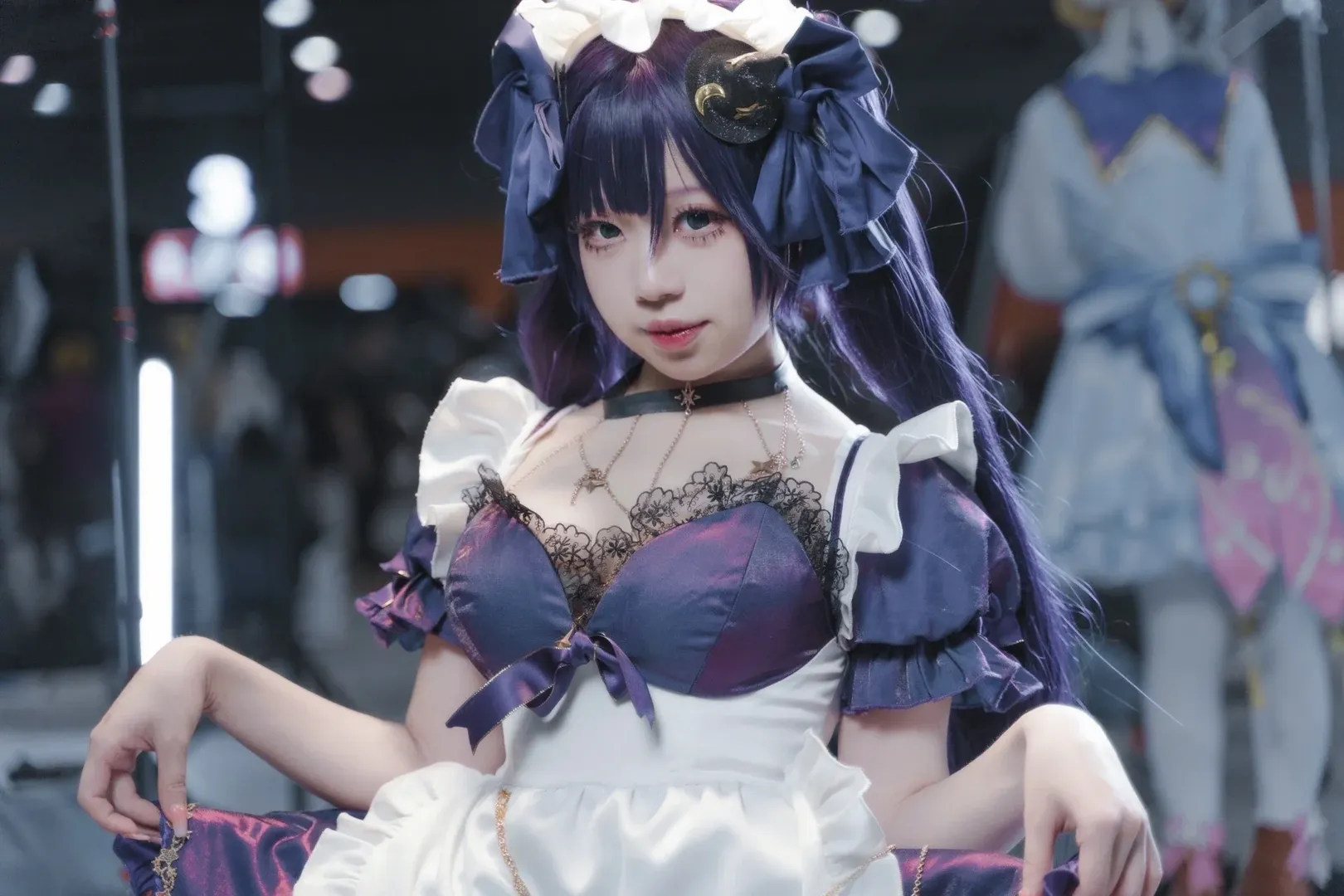 【モナ コスプレ】原神、星々とメイド服のホタルACGエキスポ日常 - 6 枚目