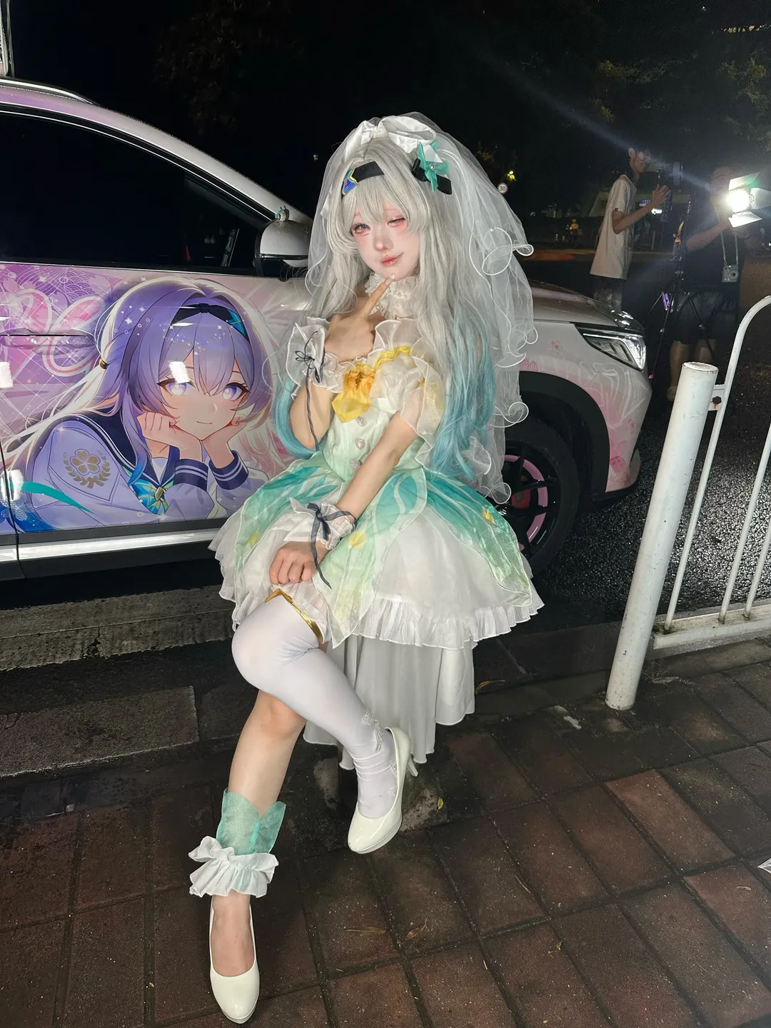 【流萤cos】崩坏星穹铁道的车娘日常，花嫁与JK双倍快乐