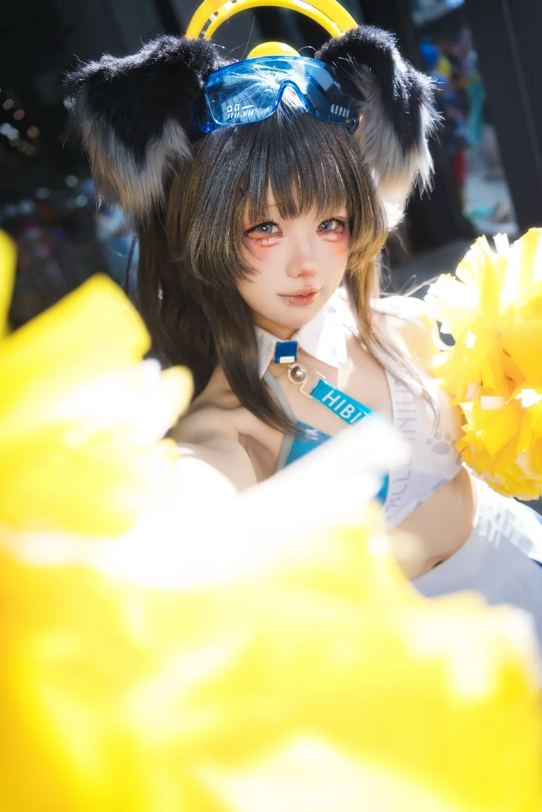 【猫冢响cos】碧蓝档案啦啦队应援准备就绪 - 第 2 张