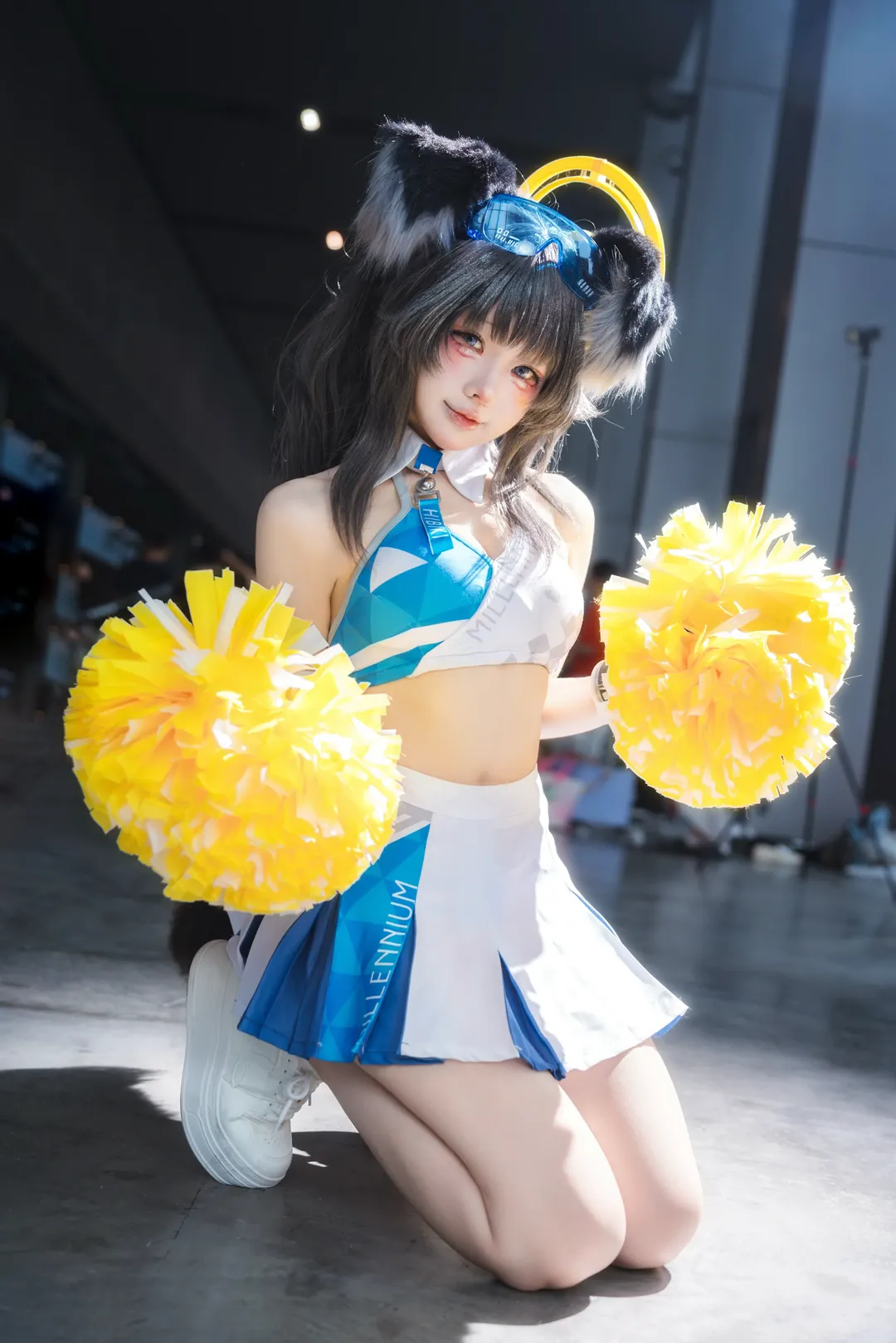 【猫冢响cos】碧蓝档案啦啦队应援准备就绪