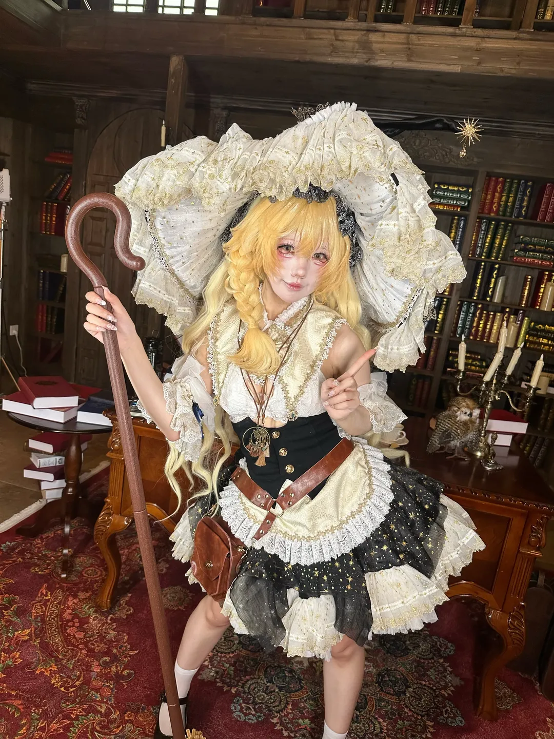 【雾雨魔理沙cos】东方Project超天才魔法使的图书馆扫除实录
