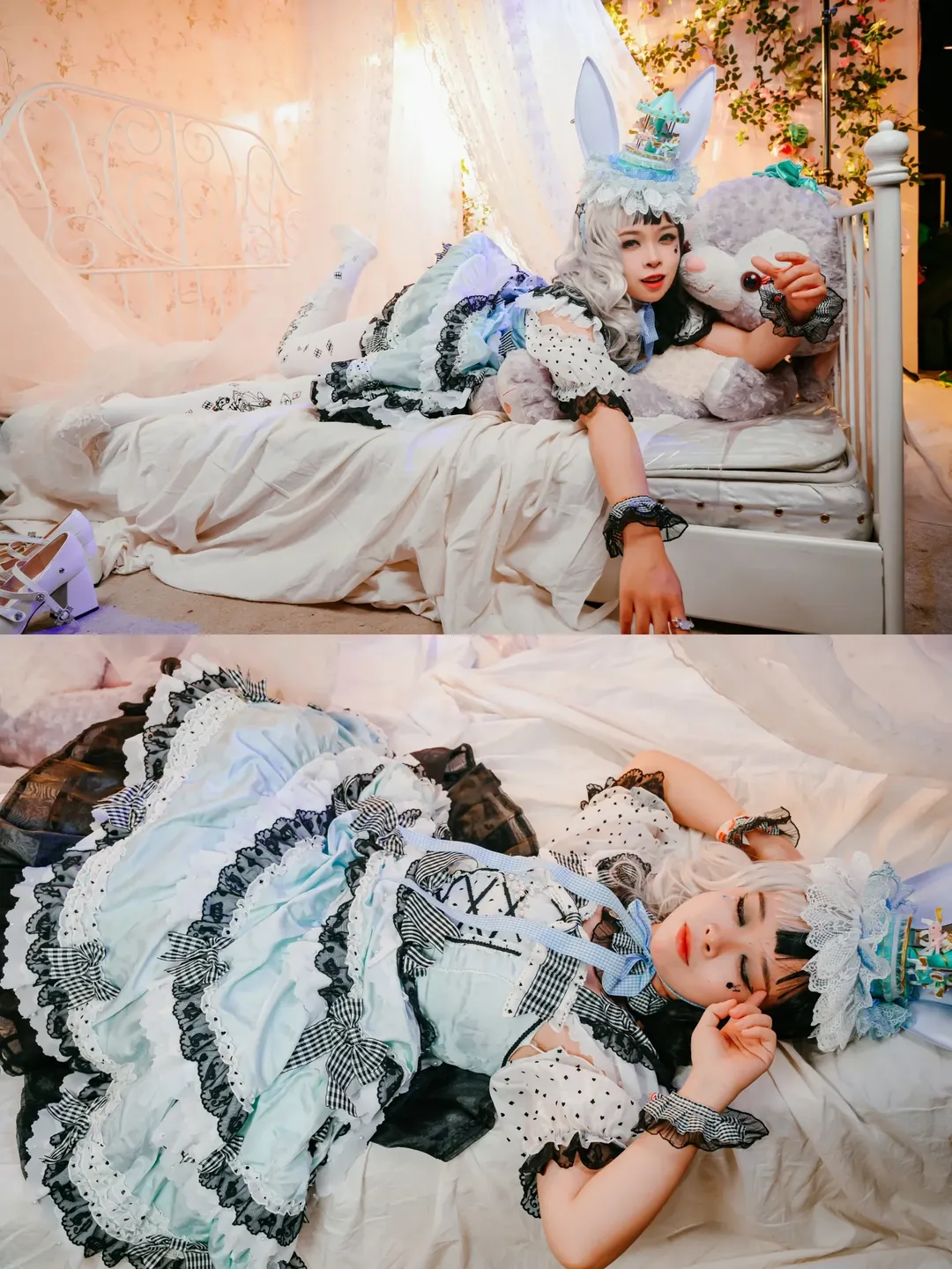 爱丽丝cos小记：让画面灵动的自拍馆床照 - 第 10 张