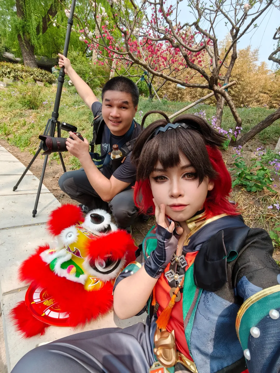 【嘉明cos】原神璃月全员团片，紫竹院实景拍摄记录 - 第 11 张