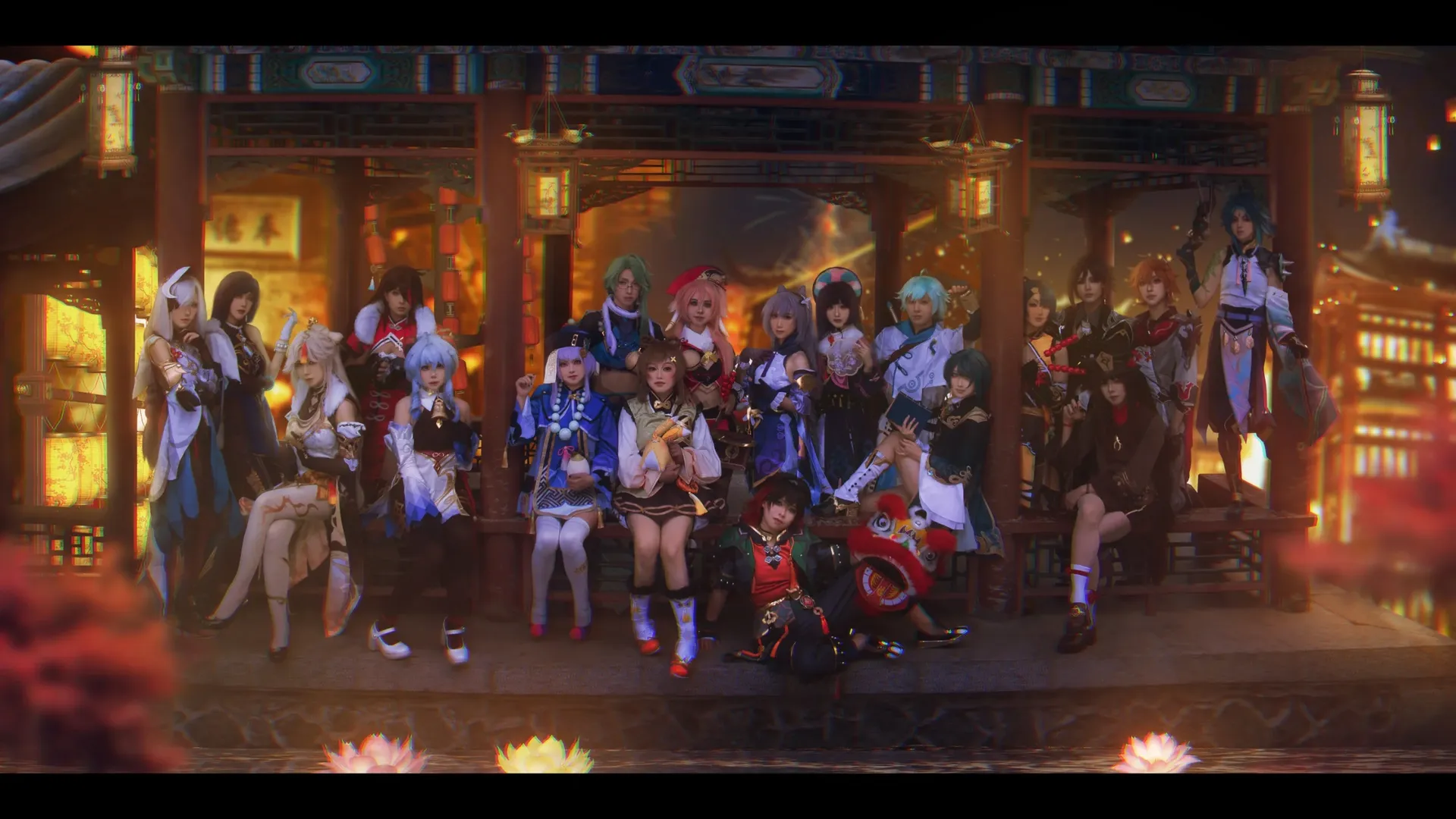 【嘉明cos】原神璃月全员团片，紫竹院实景拍摄记录 - 第 4 张