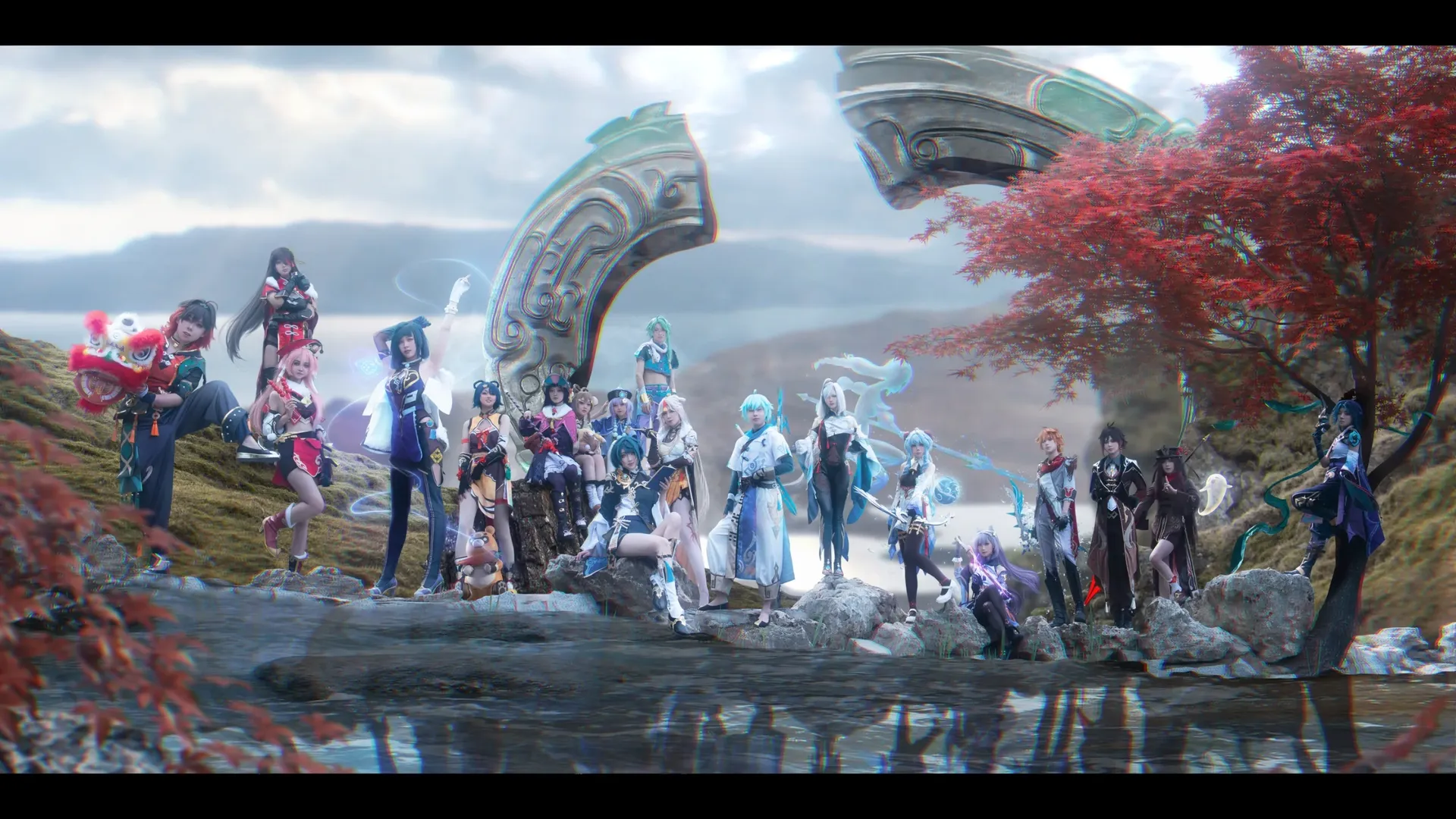 【嘉明cos】原神璃月全员团片，紫竹院实景拍摄记录 - 第 6 张