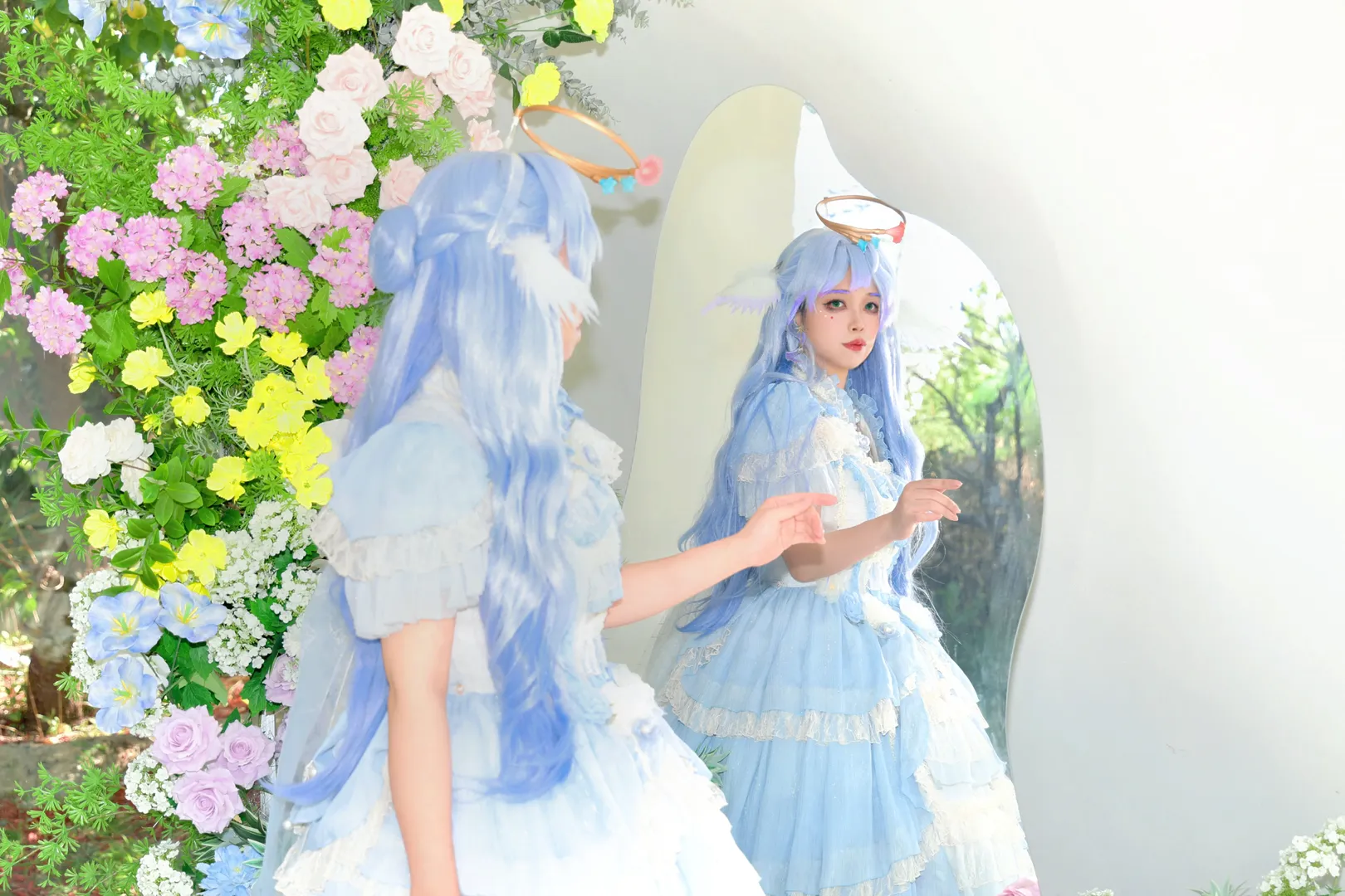 【知更鸟cos】崩坏星穹铁道知更鸟私设lolita花嫁拍摄记录 - 第 2 张