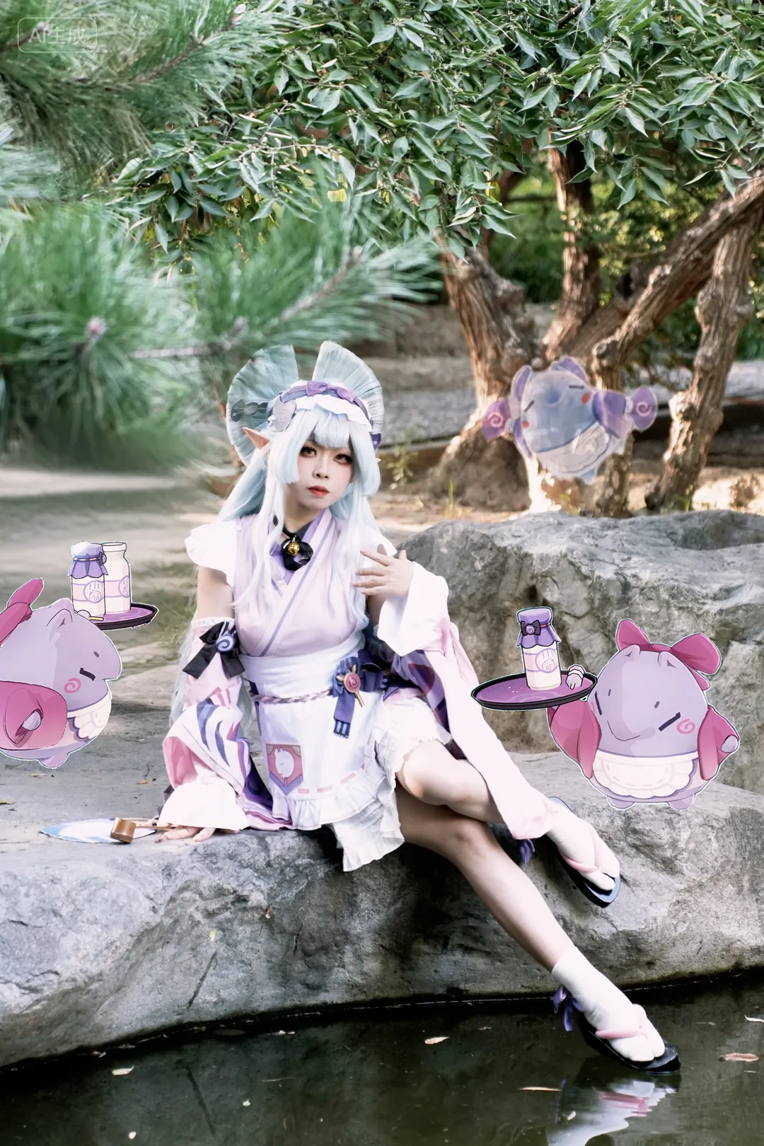 [Yumemizuki Mizuki Cosplay] Genshin Impact New Character's Japanese-Style Outfit Sharing - Image 1