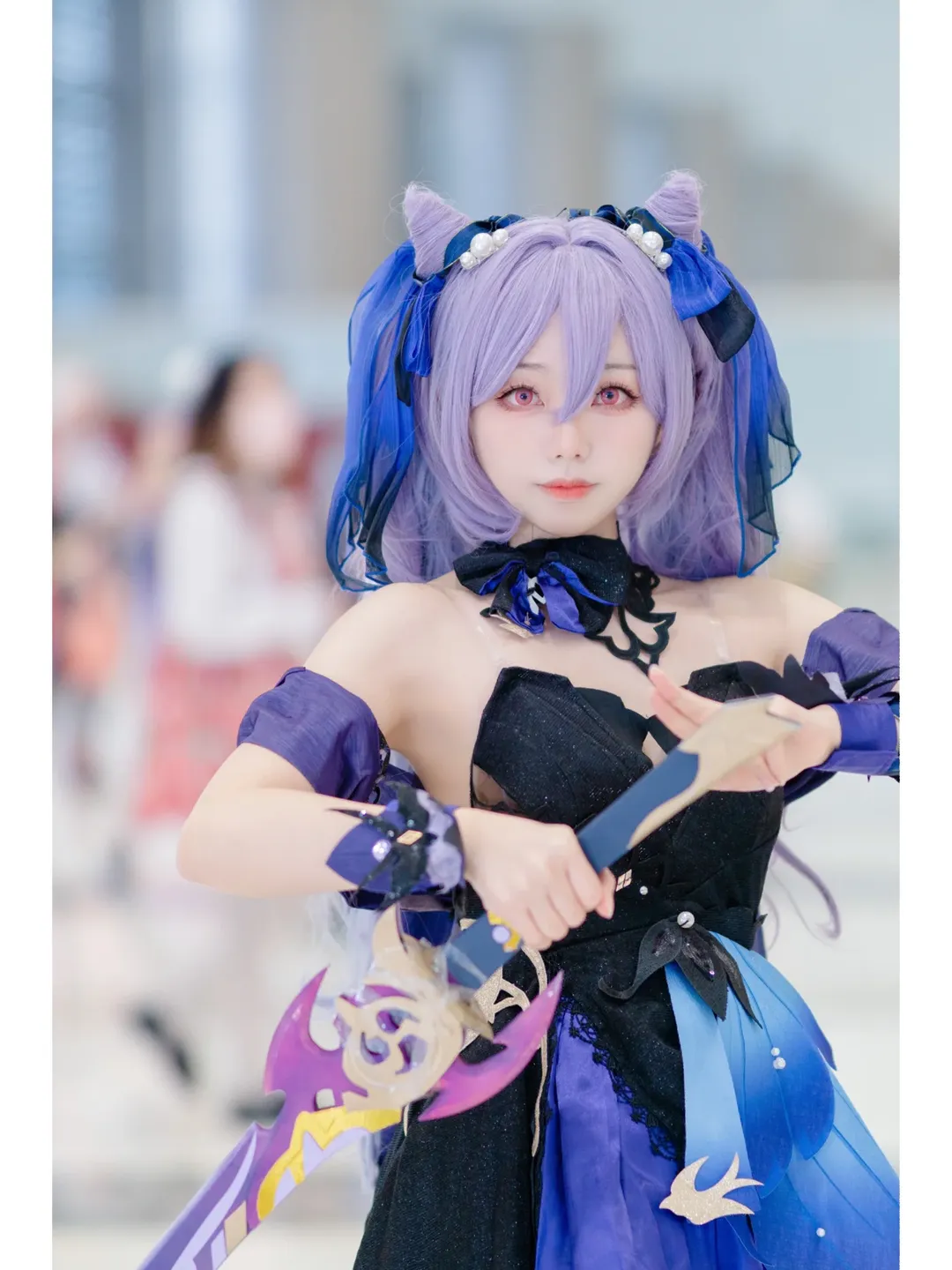 【刻晴cos】帝君生日整活，还原一把屁斜剑法 - 第 8 张