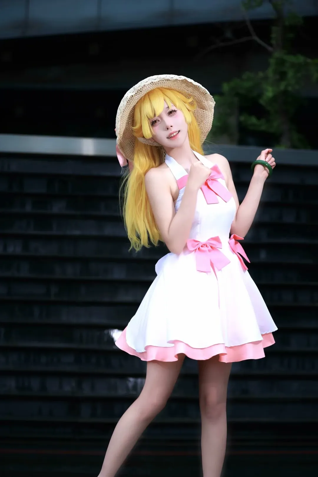 【忍野忍コスプレ】化物語の金髪吸血鬼、夏の街角アーカイブ - 9 枚目
