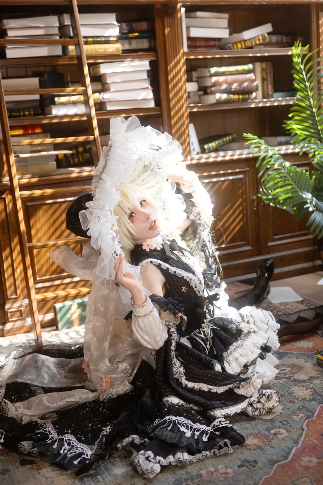 【魔理沙cos】东方project，二设魔女的复古图书馆日常 - 第 2 张