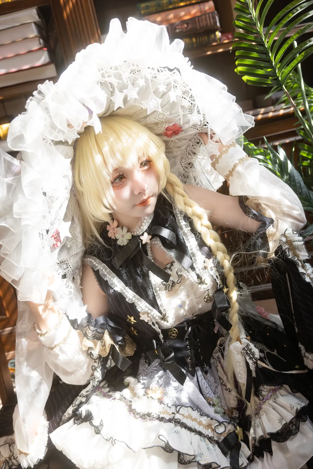 【魔理沙cos】东方project，二设魔女的复古图书馆日常 - 第 5 张