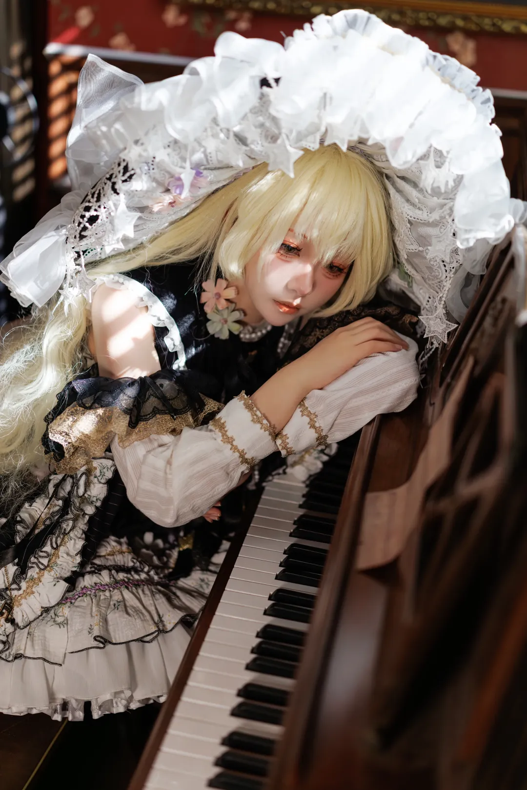 【魔理沙cos】东方project，二设魔女的复古图书馆日常 - 第 9 张