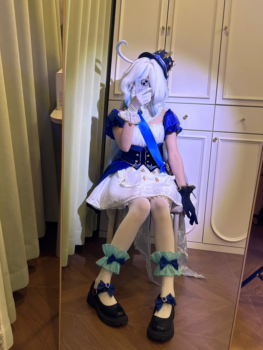 【芙宁娜cos】水神的甜点女仆装，原神芙卡洛斯款 - 第 2 张
