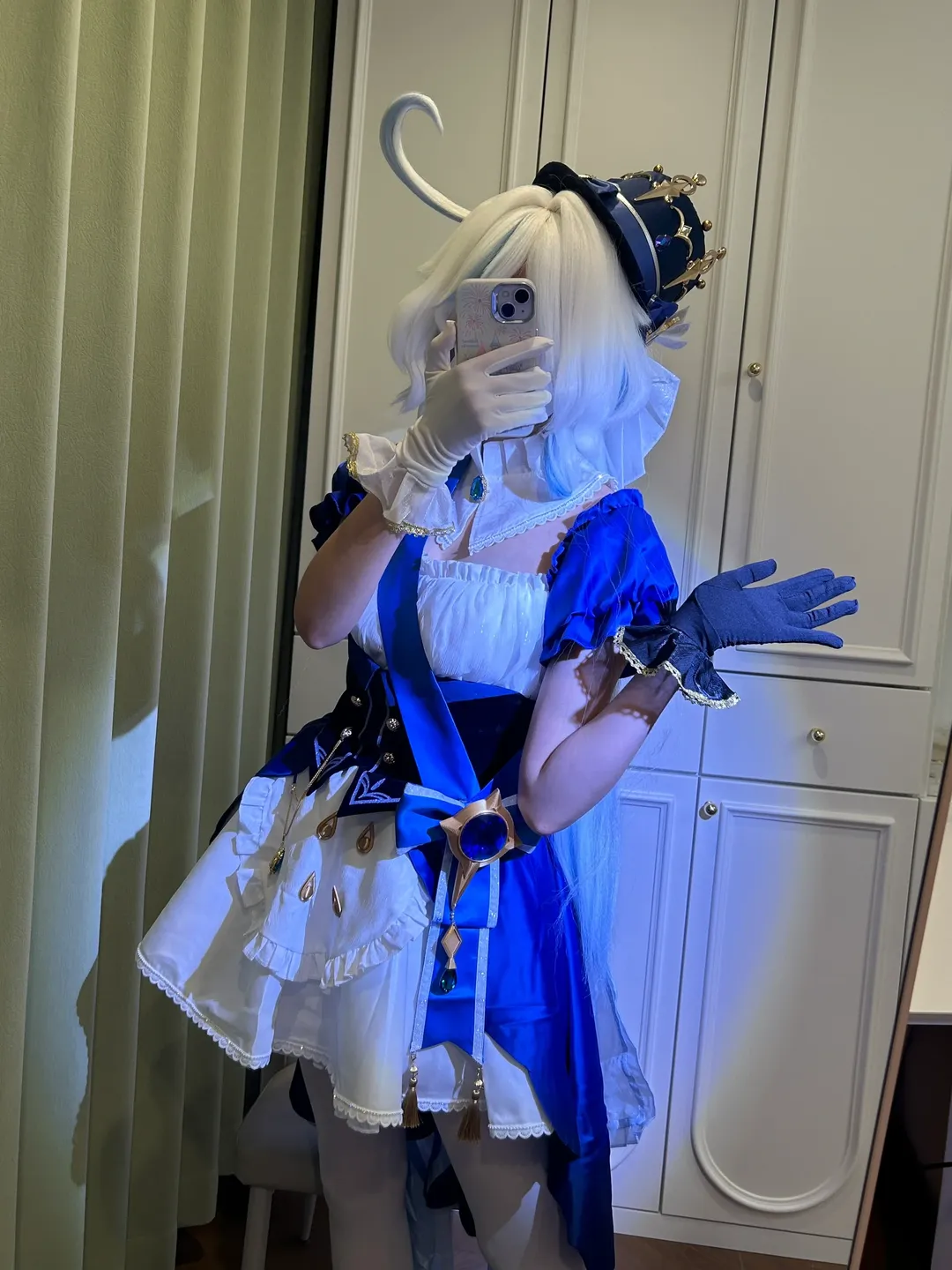 【芙宁娜cos】水神的甜点女仆装，原神芙卡洛斯款 - 第 3 张