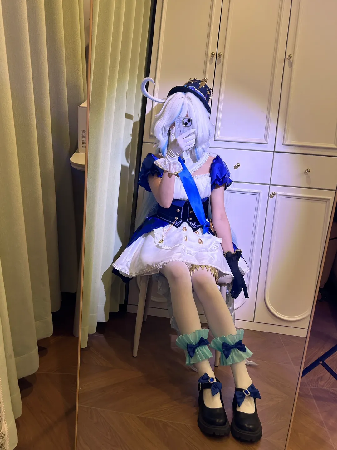 【芙宁娜cos】水神的甜点女仆装，原神芙卡洛斯款 - 第 4 张